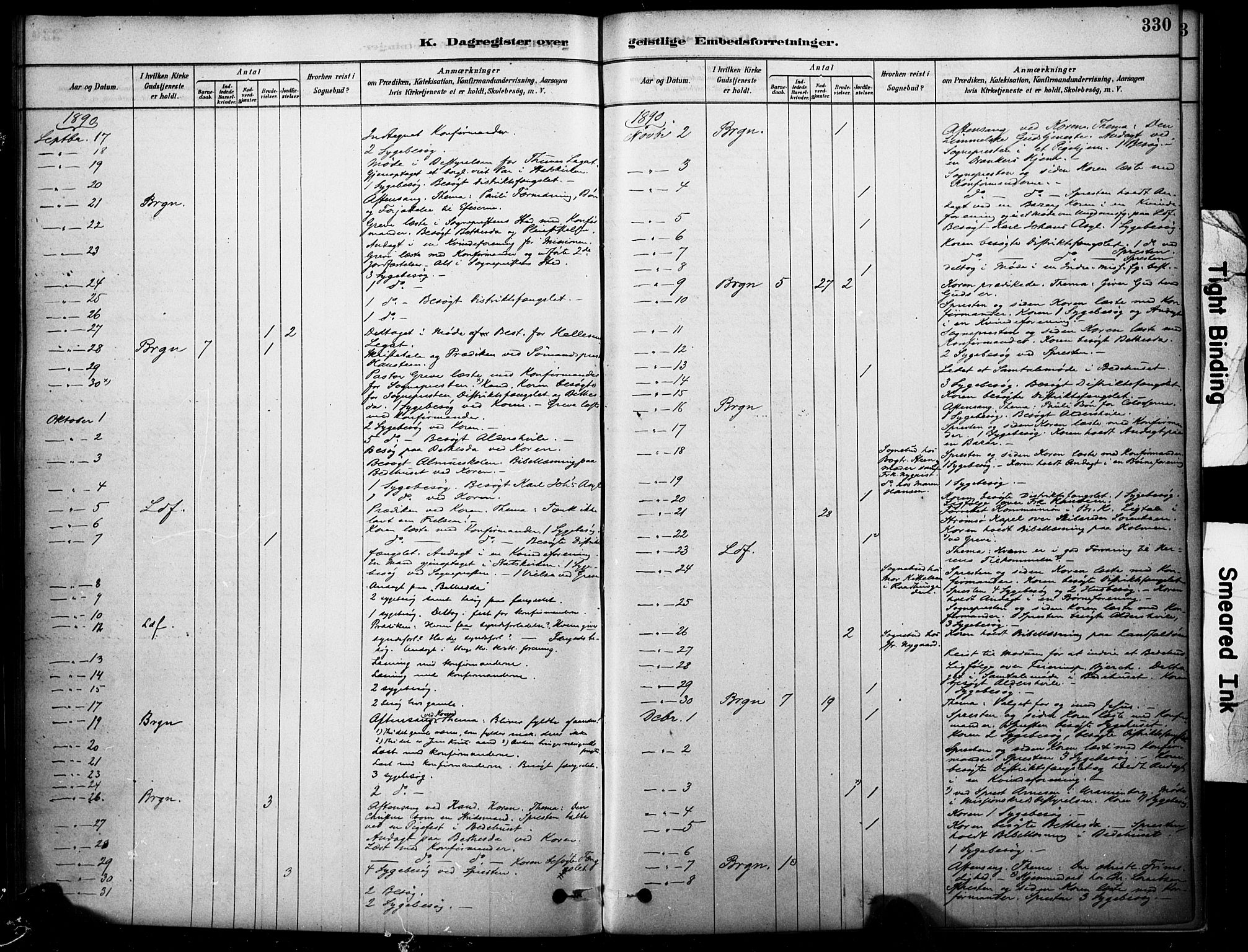 Bragernes kirkebøker, AV/SAKO-A-6/F/Fc/L0005: Parish register (official) no. III 5, 1878-1890, p. 330