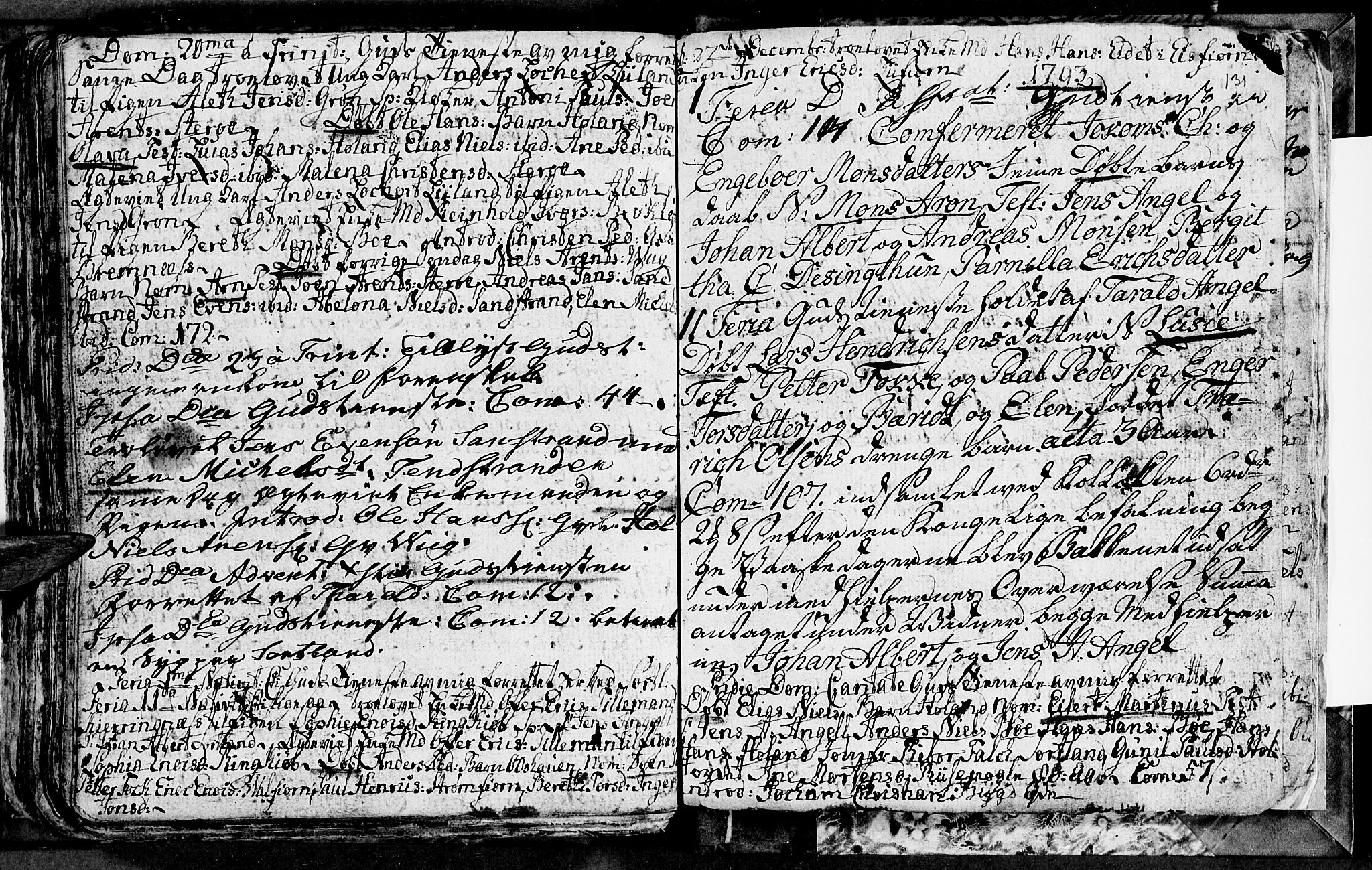 Ministerialprotokoller, klokkerbøker og fødselsregistre - Nordland, SAT/A-1459/895/L1366: Parish register (official) no. 895A01, 1730-1794, p. 131