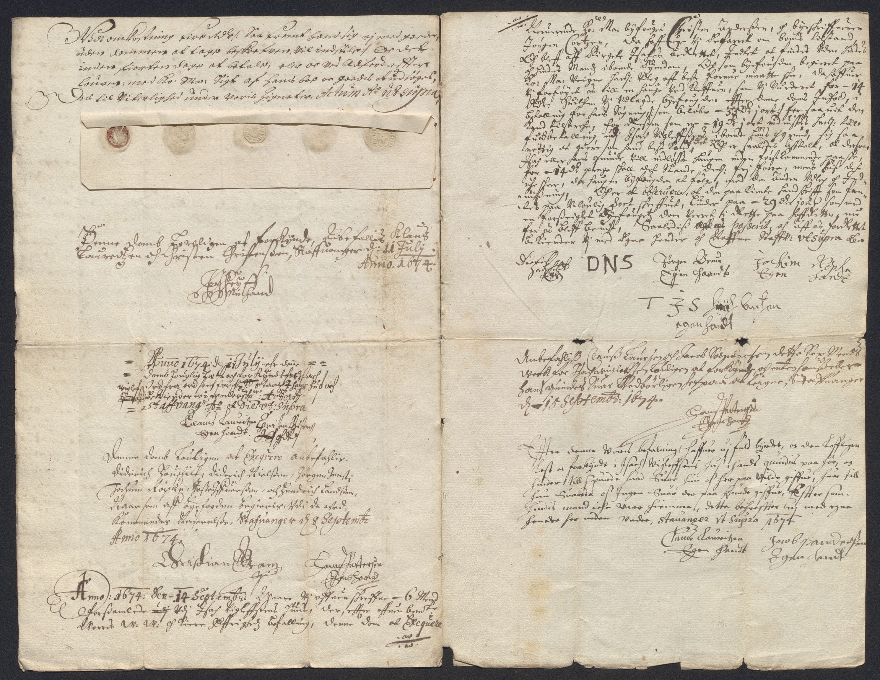 Rentekammeret inntil 1814, Reviderte regnskaper, Byregnskaper, AV/RA-EA-4066/R/Ro/L0316: [O14] Sikt og sakefall, 1662-1693, p. 231