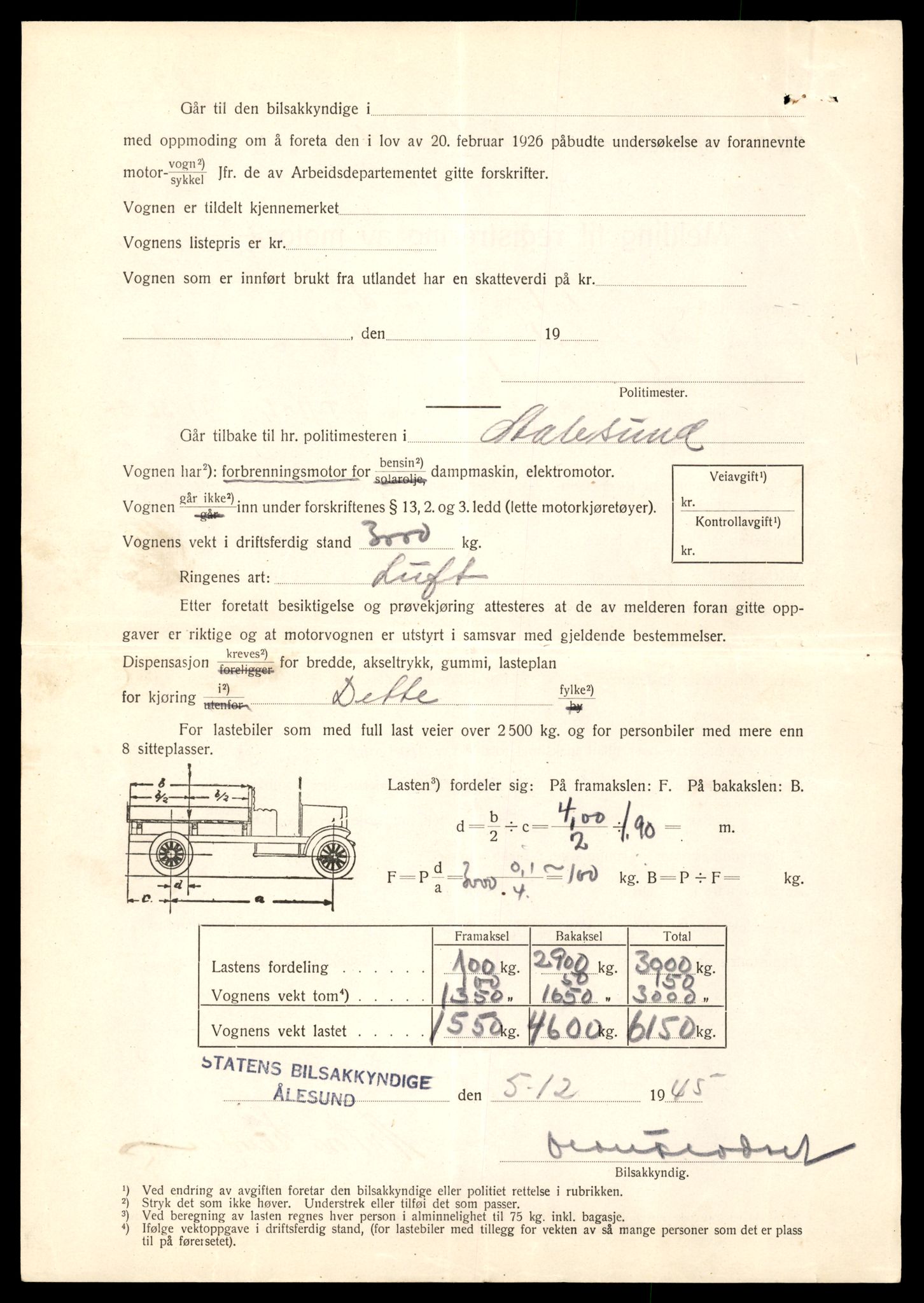 Møre og Romsdal vegkontor - Ålesund trafikkstasjon, AV/SAT-A-4099/F/Fe/L0016: Registreringskort for kjøretøy T 1851 - T 1984, 1927-1998, p. 866