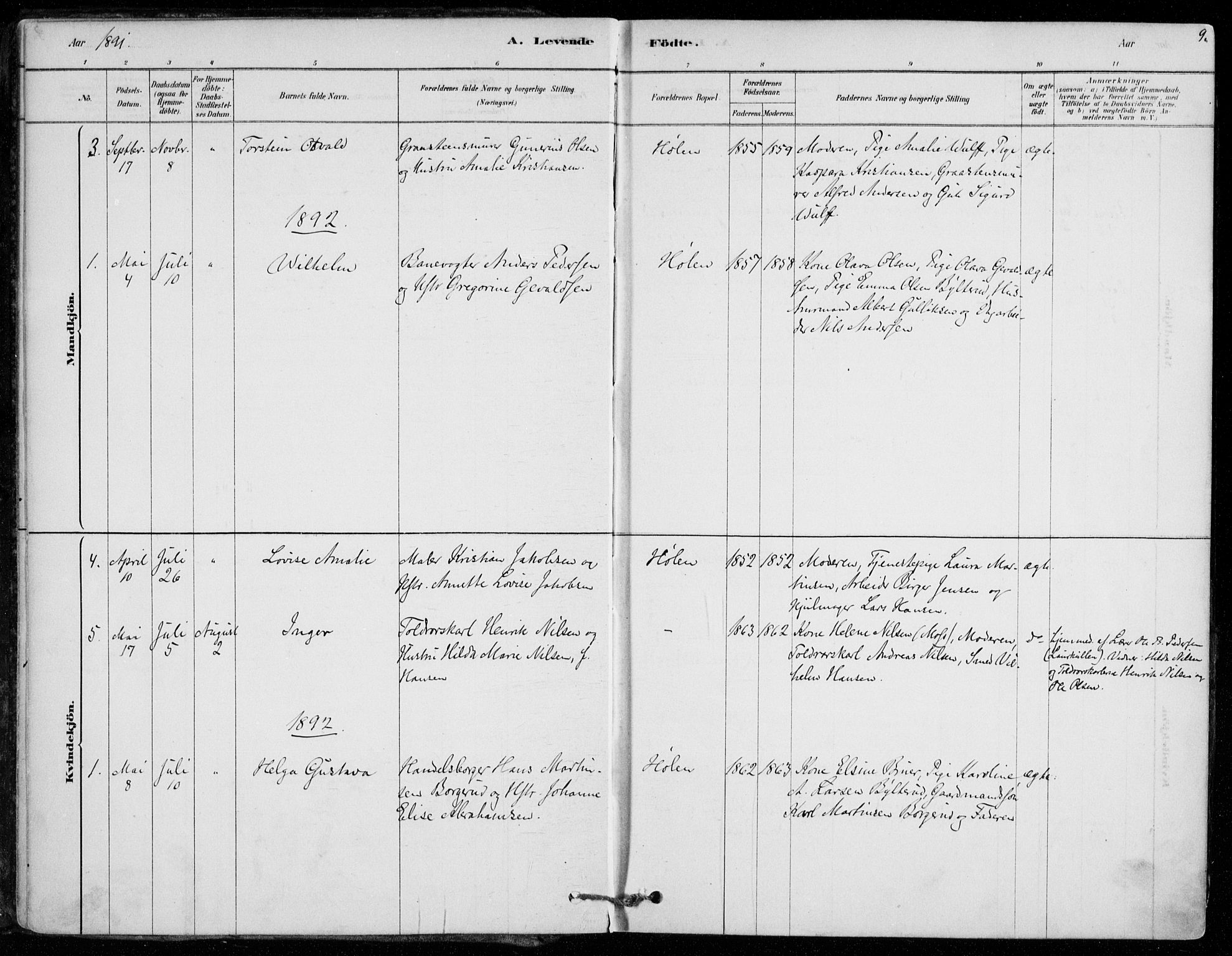 Vestby prestekontor Kirkebøker, SAO/A-10893/F/Fe/L0001: Parish register (official) no. V 1, 1878-1931, p. 9