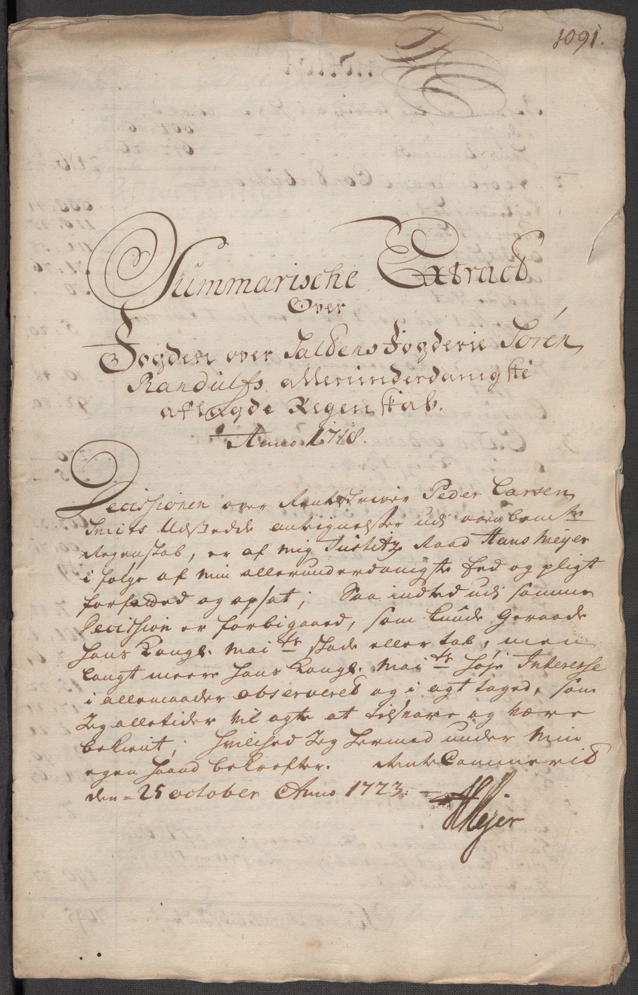 Rentekammeret inntil 1814, Reviderte regnskaper, Fogderegnskap, AV/RA-EA-4092/R66/L4588: Fogderegnskap Salten, 1718, p. 21