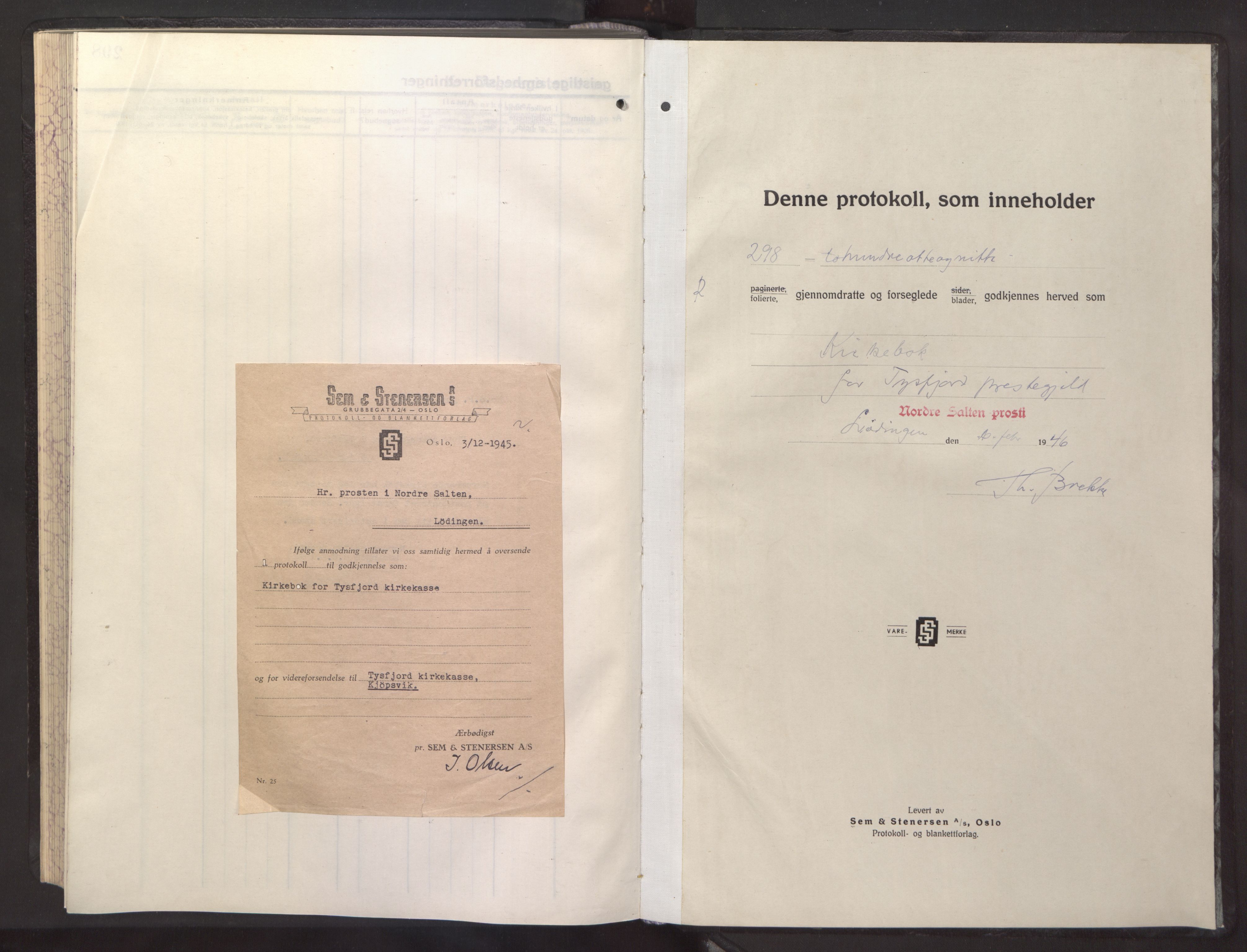 Ministerialprotokoller, klokkerbøker og fødselsregistre - Nordland, AV/SAT-A-1459/861/L0882: Parish register (copy) no. 861C08, 1945-1950