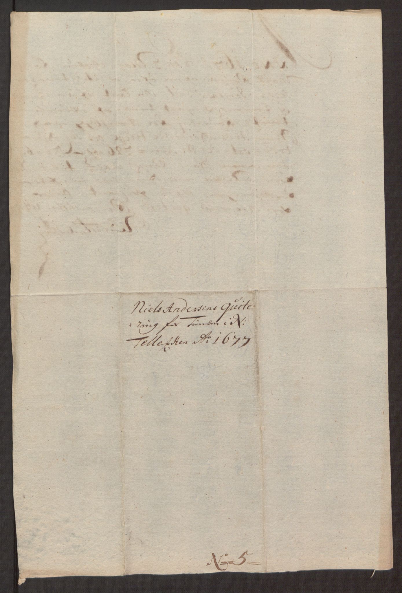 Rentekammeret inntil 1814, Reviderte regnskaper, Fogderegnskap, AV/RA-EA-4092/R35/L2068: Fogderegnskap Øvre og Nedre Telemark, 1677, p. 221