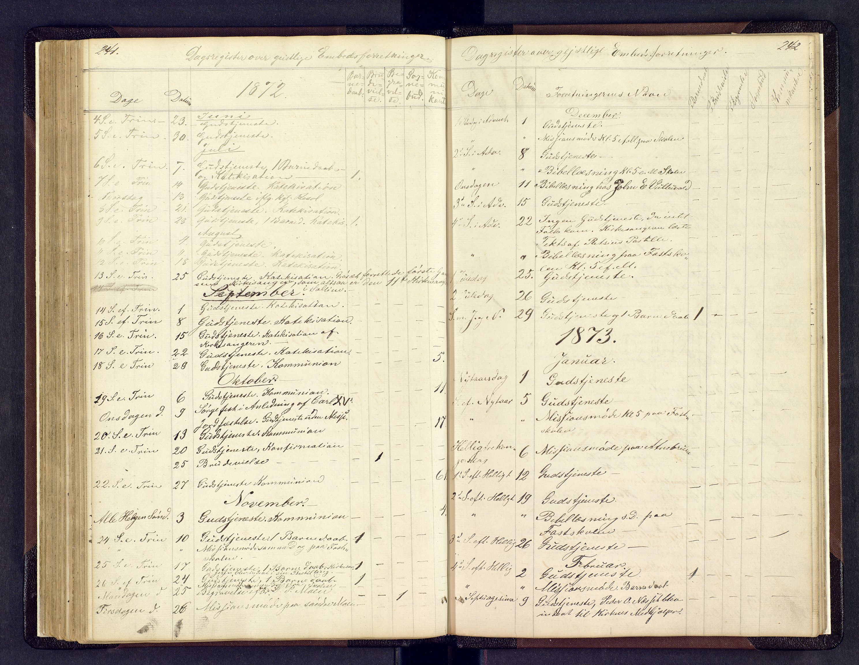 Sollia prestekontor, AV/SAH-PREST-050/H/Ha/Hab/L0001: Parish register (copy) no. 1, 1862-1879, p. 241-242
