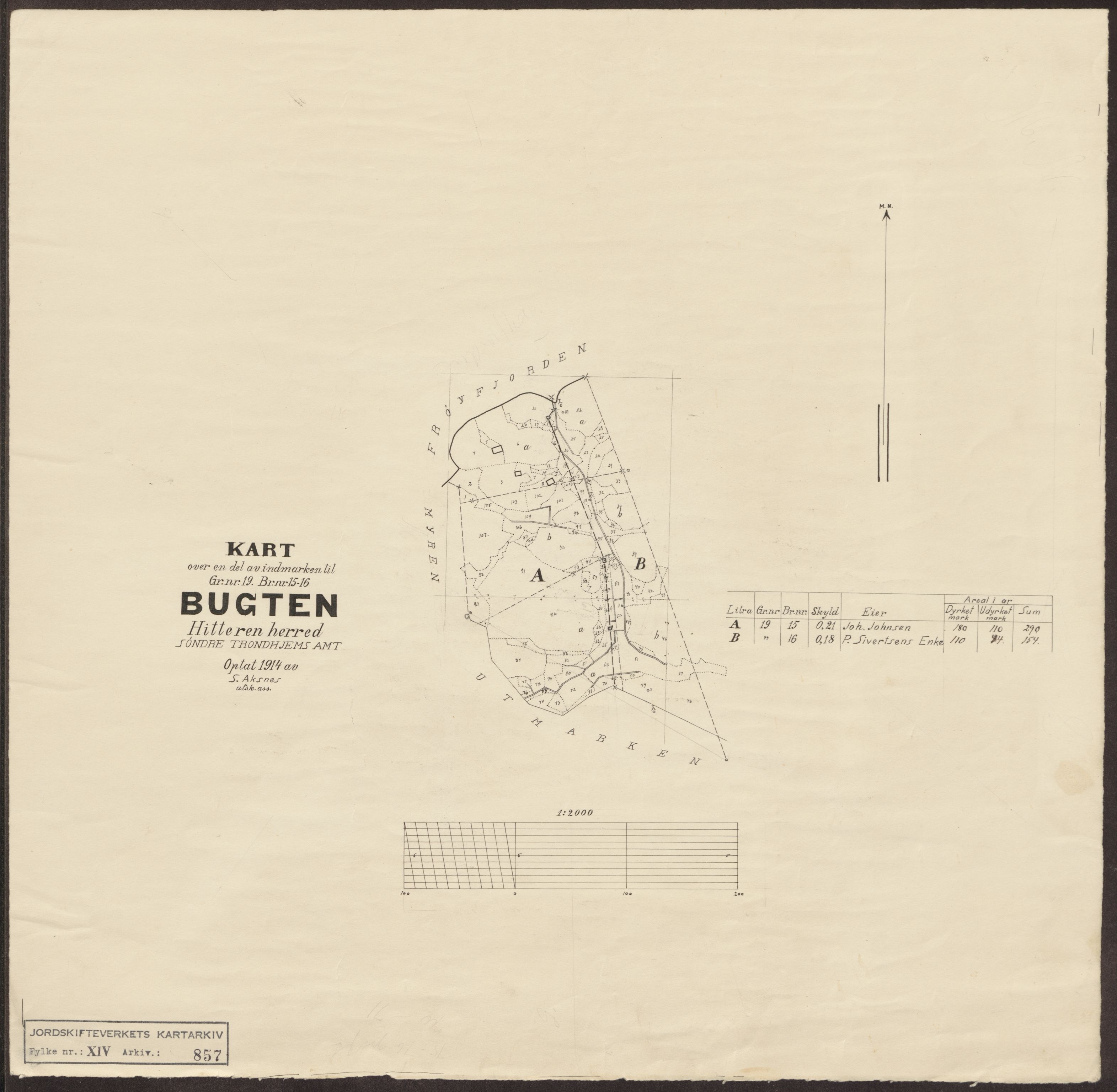 Jordskifteverkets kartarkiv, AV/RA-S-3929/T, 1859-1988, p. 1345