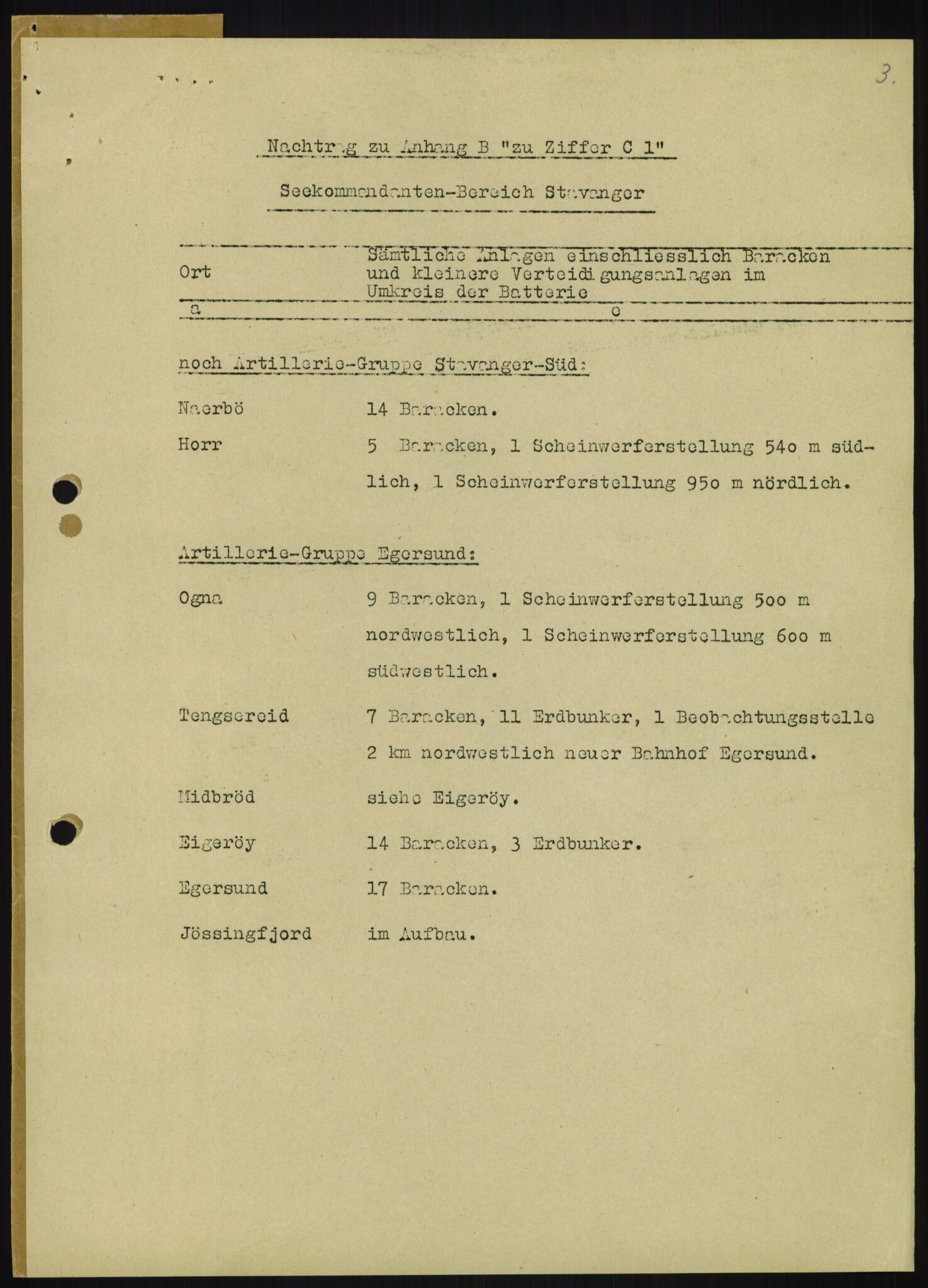 Forsvaret, Generalinspektør og sjefen for Kystartilleriet, RA/RAFA-2045/F/Fa/L0016: Tyske oversiktskarter over festningsanlegg, 1940-1945, p. 133