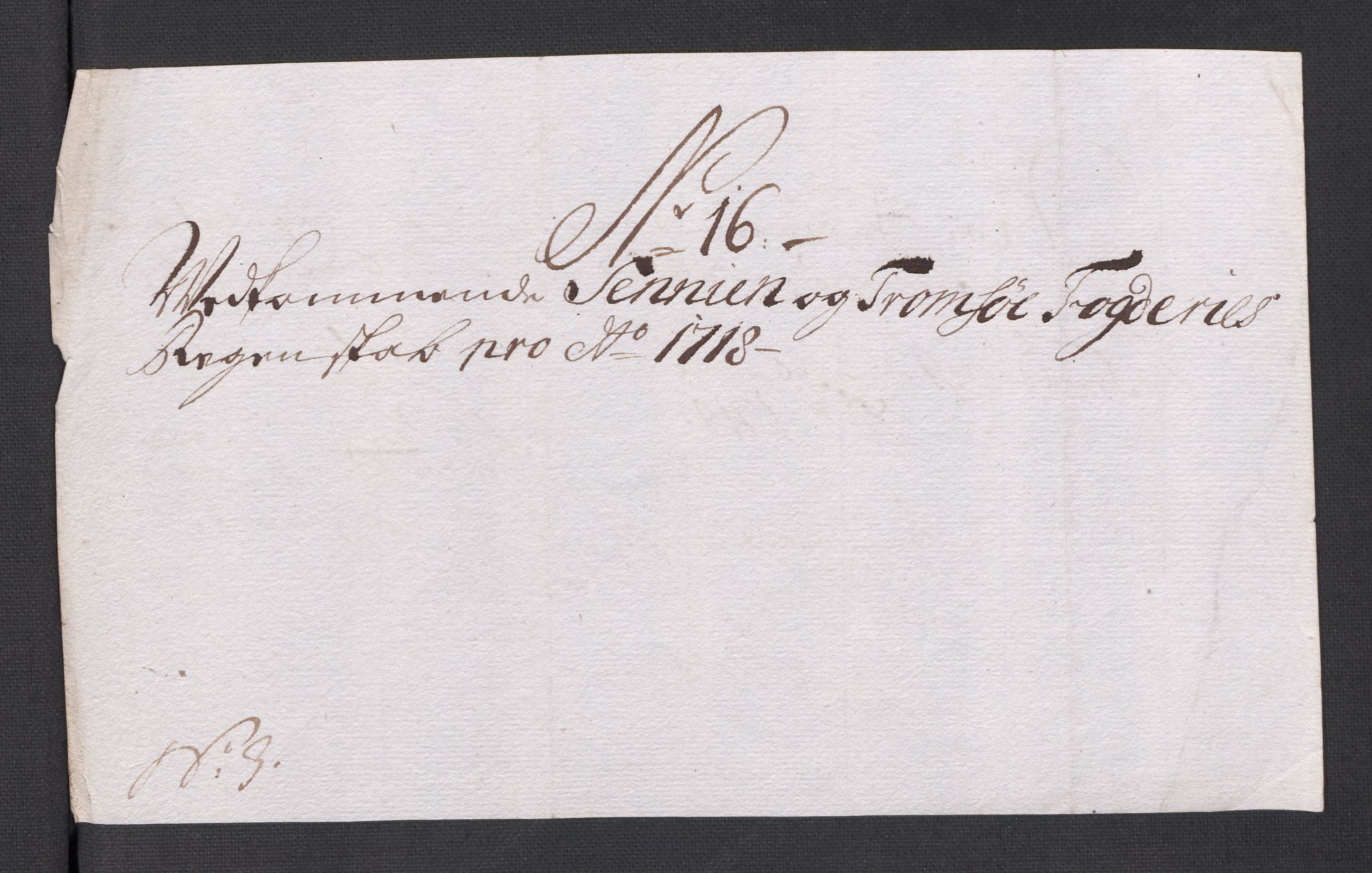 Rentekammeret inntil 1814, Reviderte regnskaper, Fogderegnskap, AV/RA-EA-4092/R68/L4764: Fogderegnskap Senja og Troms, 1718, p. 124