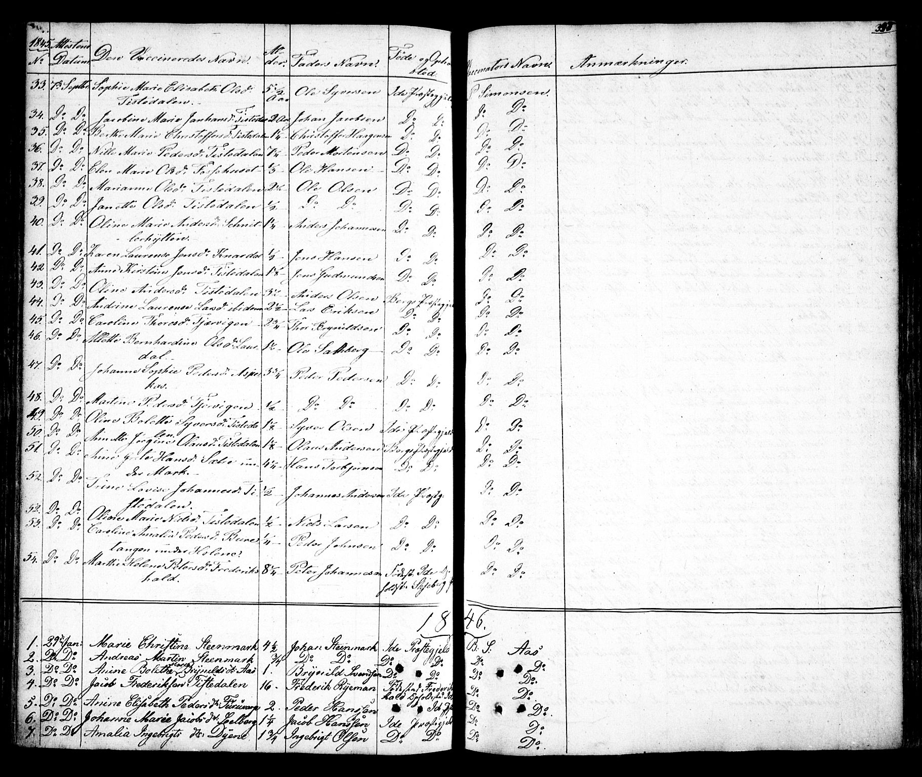 Idd prestekontor Kirkebøker, AV/SAO-A-10911/F/Fc/L0003: Parish register (official) no. III 3, 1832-1847, p. 347