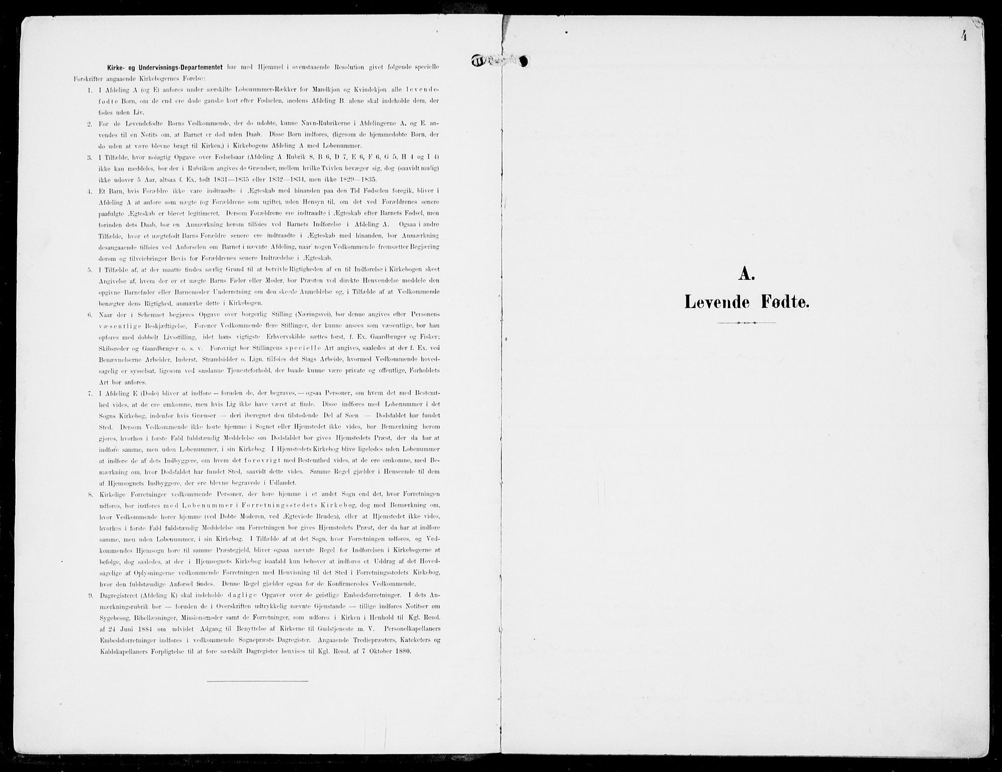 Ulvik sokneprestembete, SAB/A-78801/H/Haa: Parish register (official) no. B  2, 1898-1924, p. 4