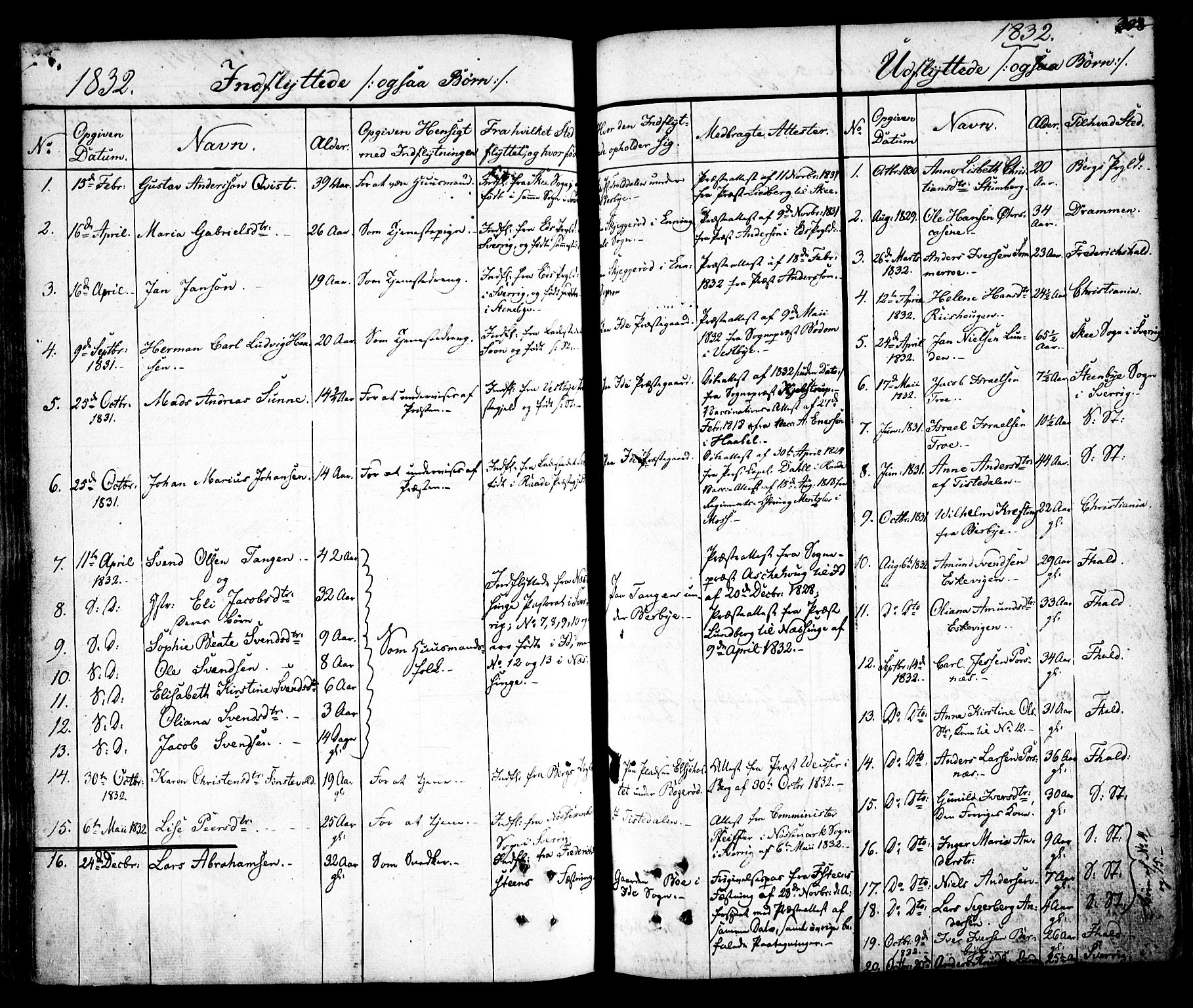 Idd prestekontor Kirkebøker, SAO/A-10911/F/Fc/L0003: Parish register (official) no. III 3, 1832-1847, p. 308