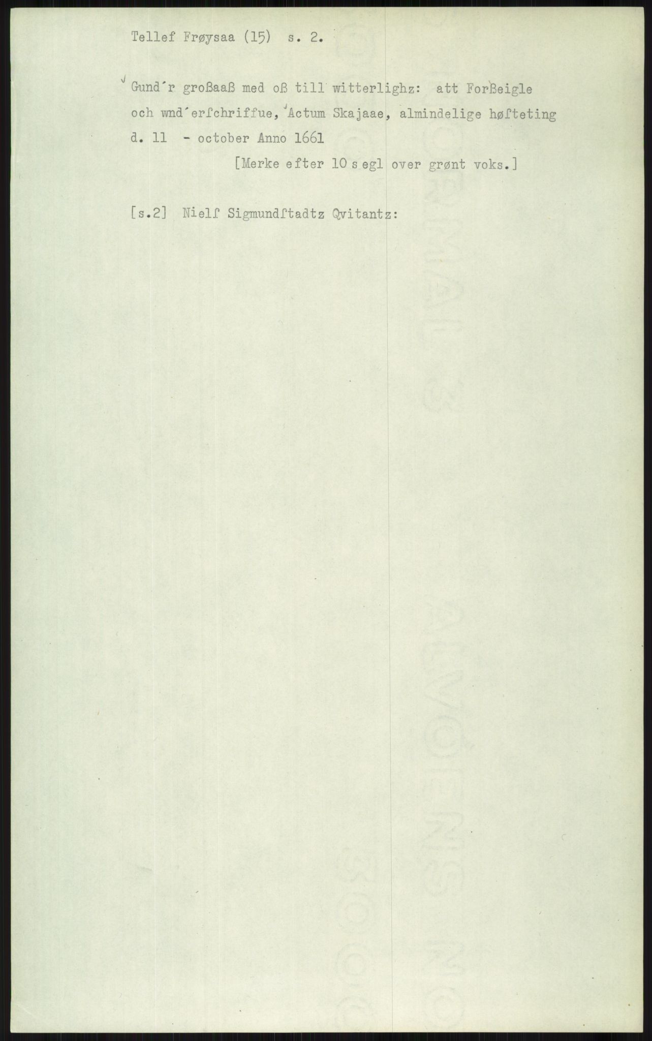 Samlinger til kildeutgivelse, Diplomavskriftsamlingen, AV/RA-EA-4053/H/Ha, p. 2273