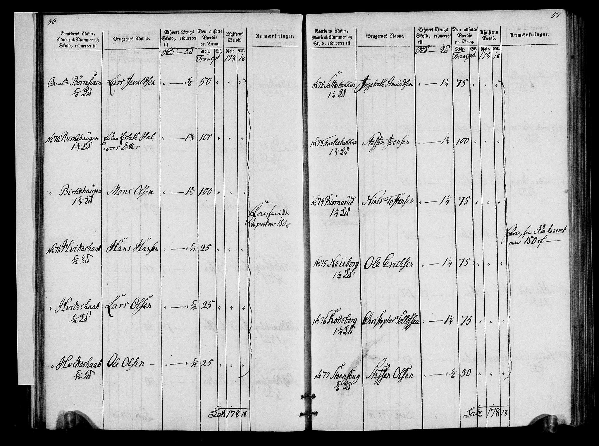 Rentekammeret inntil 1814, Realistisk ordnet avdeling, RA/EA-4070/N/Ne/Nea/L0034: Hedmark fogderi. Oppebørselsregister, 1803-1804, p. 31