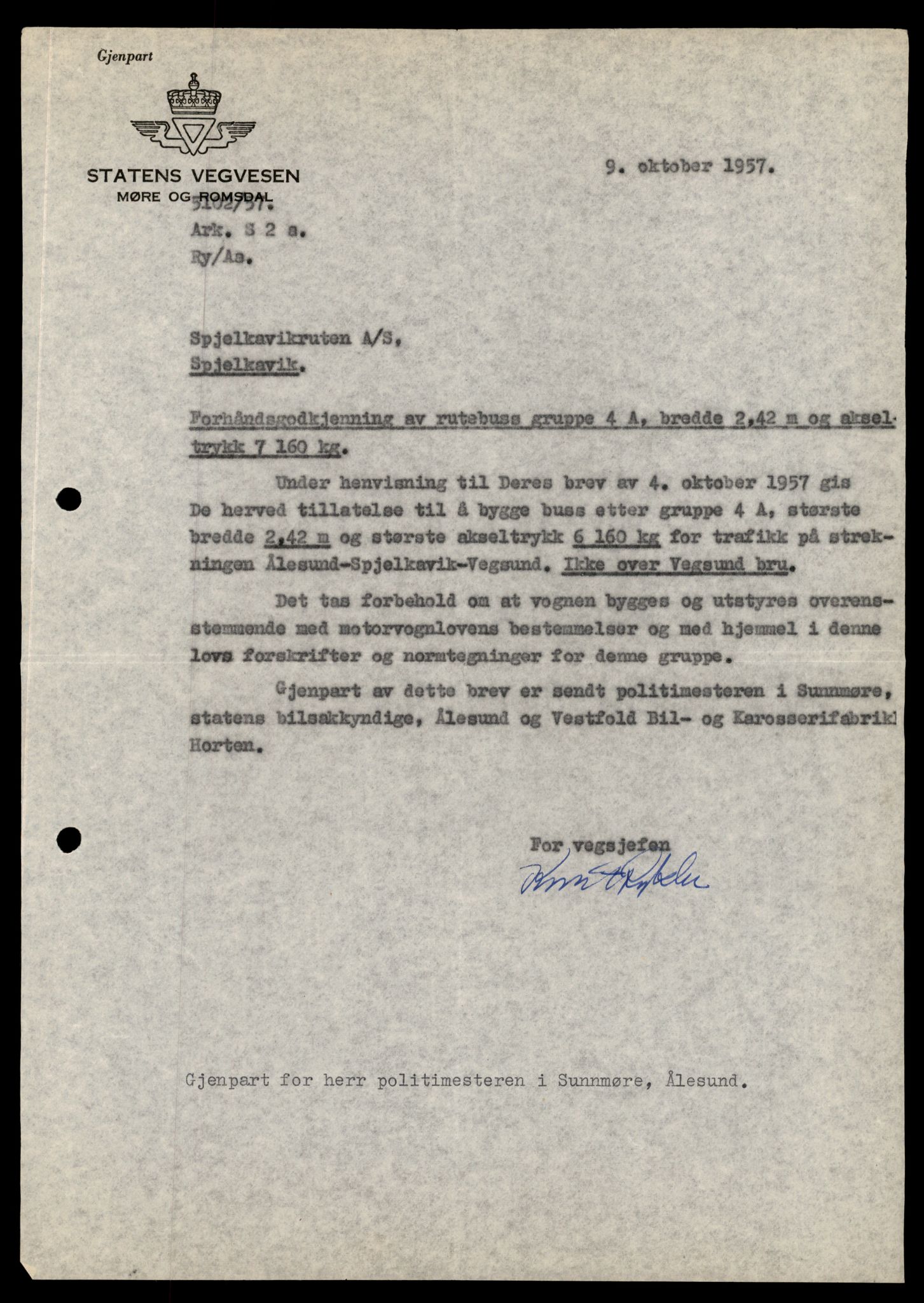 Møre og Romsdal vegkontor - Ålesund trafikkstasjon, AV/SAT-A-4099/F/Fe/L0010: Registreringskort for kjøretøy T 1050 - T 1169, 1927-1998, p. 1570