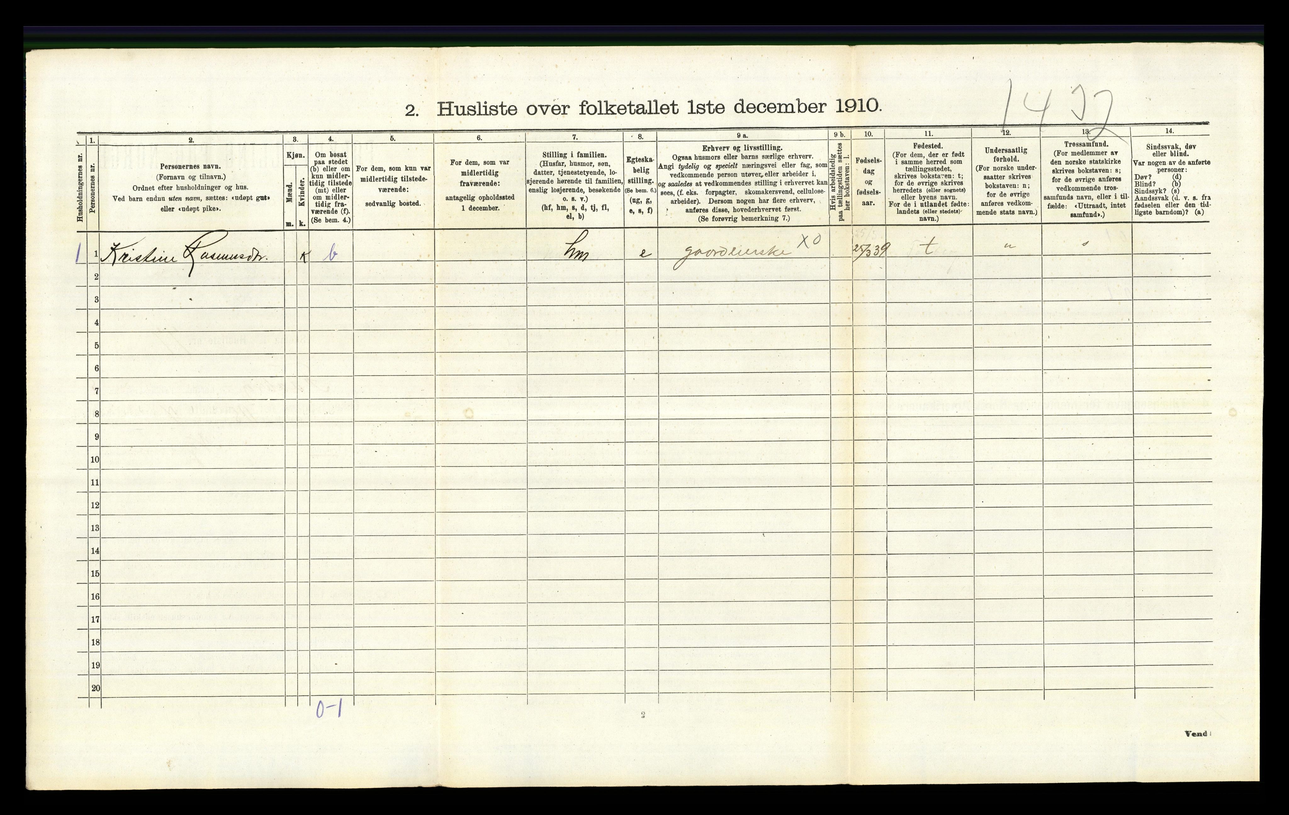 RA, 1910 census for Fåberg, 1910, p. 553