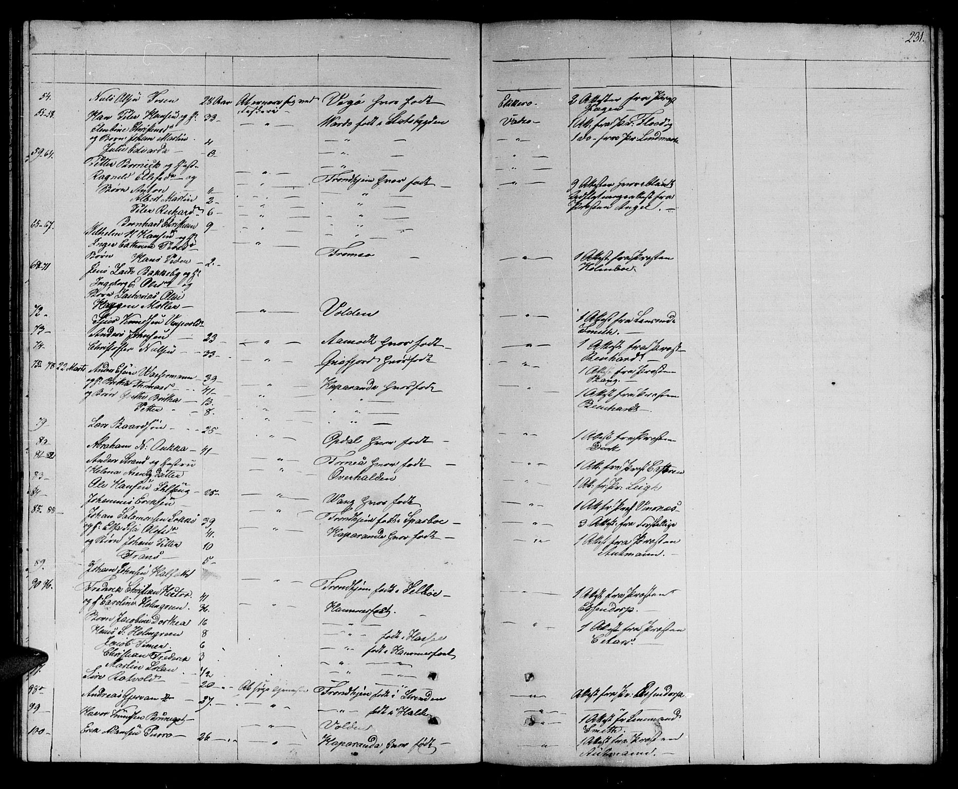 Vadsø sokneprestkontor, SATØ/S-1325/H/Hb/L0001klokker: Parish register (copy) no. 1, 1843-1853, p. 231
