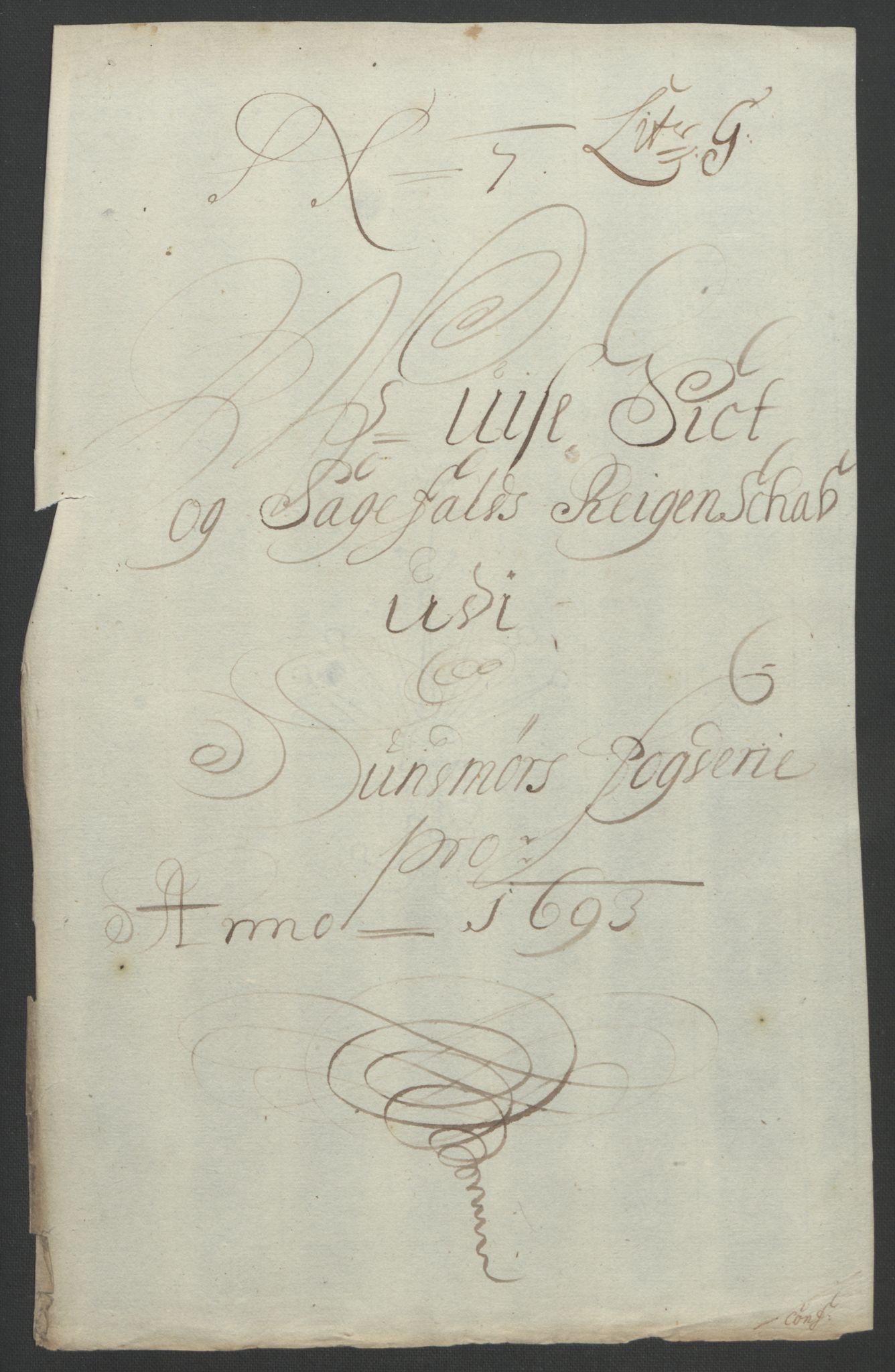 Rentekammeret inntil 1814, Reviderte regnskaper, Fogderegnskap, RA/EA-4092/R54/L3554: Fogderegnskap Sunnmøre, 1691-1693, p. 484