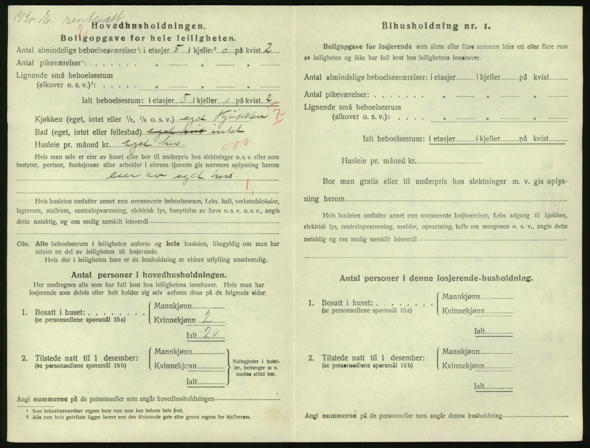 SAK, 1920 census for Risør, 1920, p. 1592