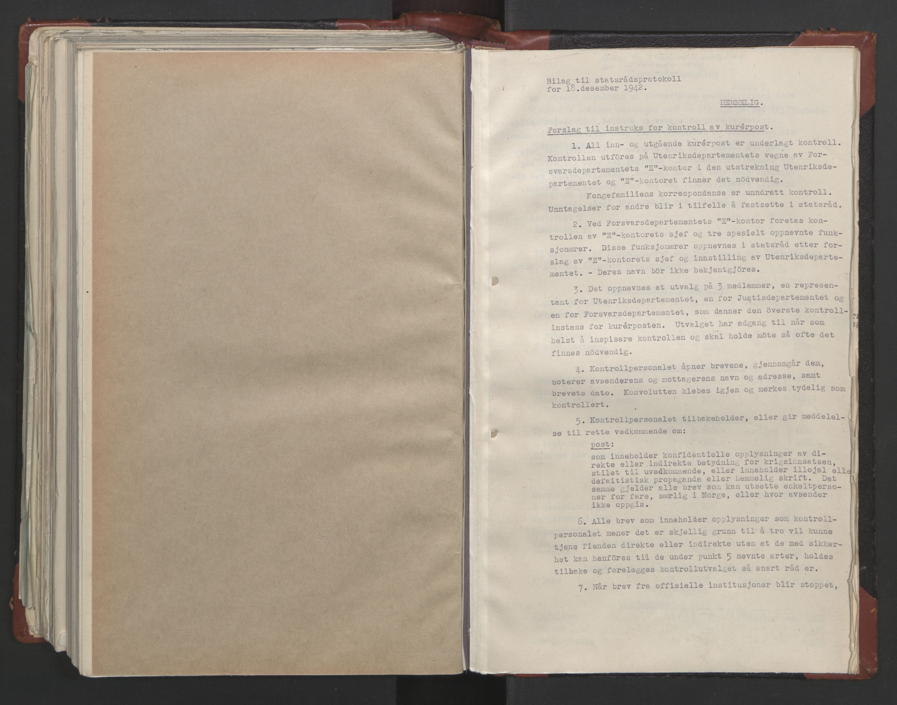 Statsrådssekretariatet, RA/S-1001/A/Ac/L0122: Kgl. res. (9/4) 17/4 1940 -18/12 1942, 1940-1942, p. 383