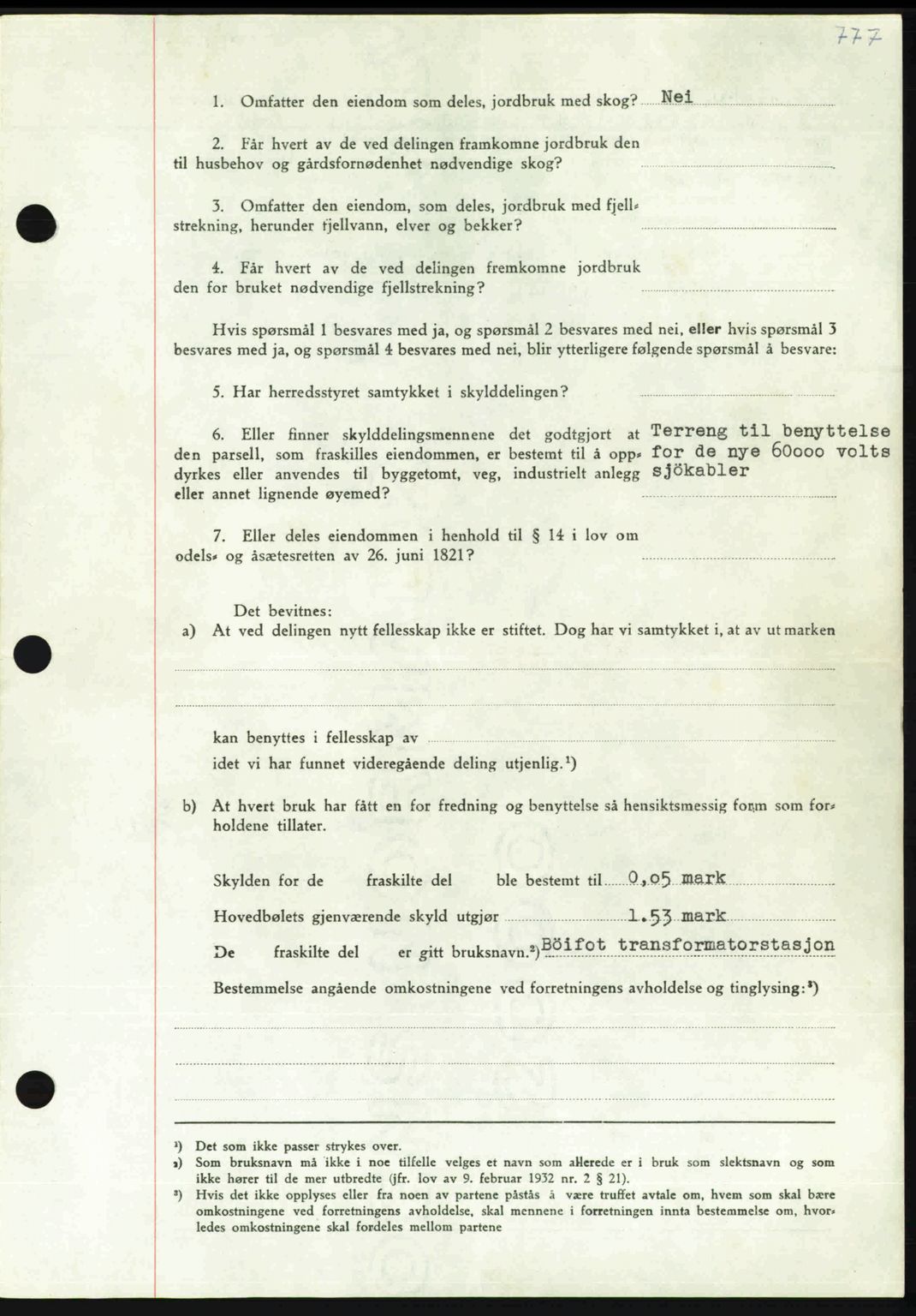 Nordmøre sorenskriveri, AV/SAT-A-4132/1/2/2Ca: Mortgage book no. A112, 1949-1949, Diary no: : 2918/1949