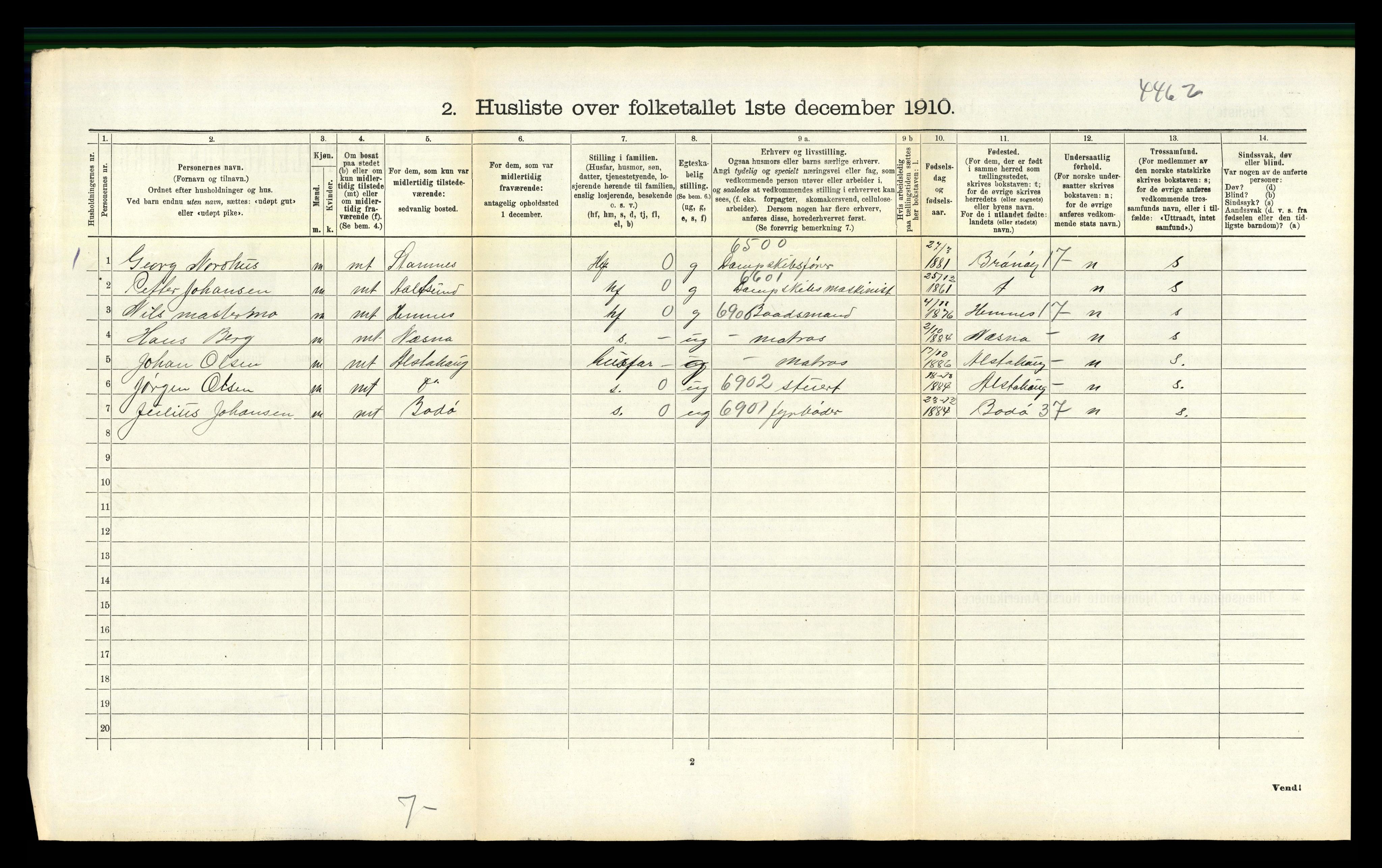 RA, 1910 census for Herøy, 1910, p. 1002