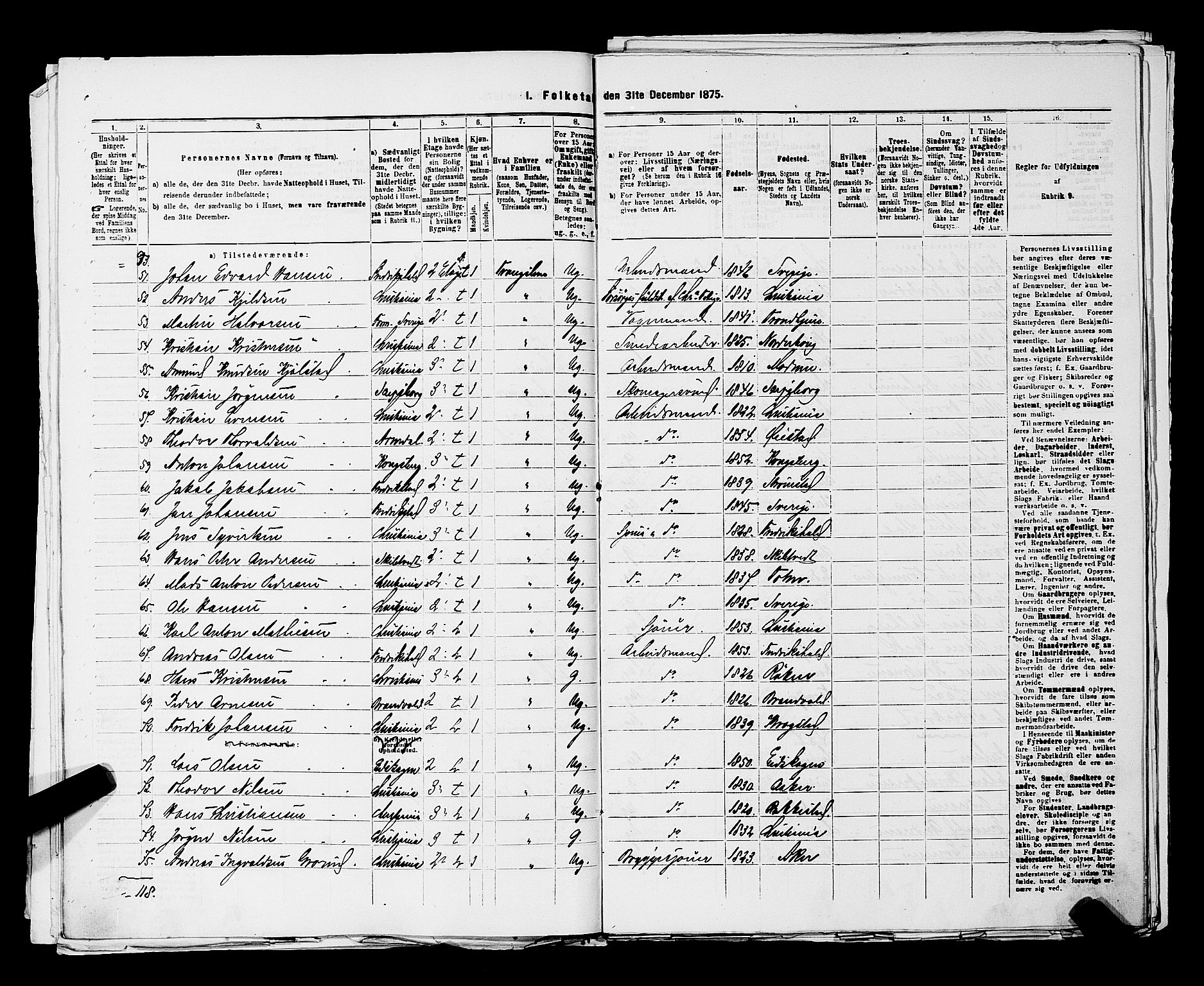 RA, 1875 census for 0301 Kristiania, 1875, p. 1553