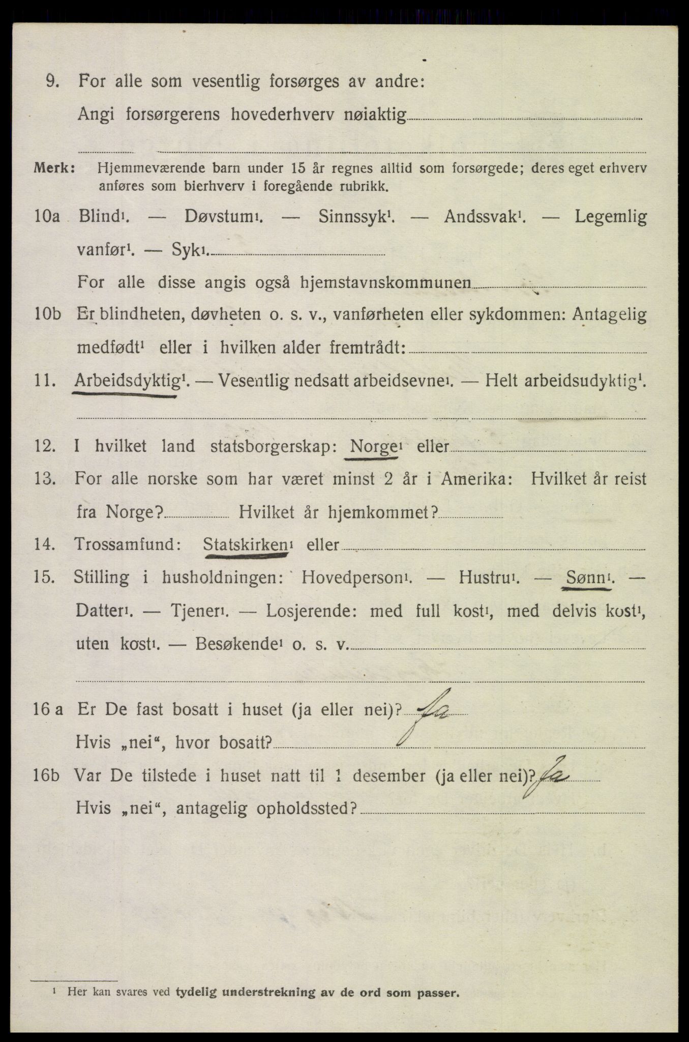 SAH, 1920 census for Sør-Aurdal, 1920, p. 5710