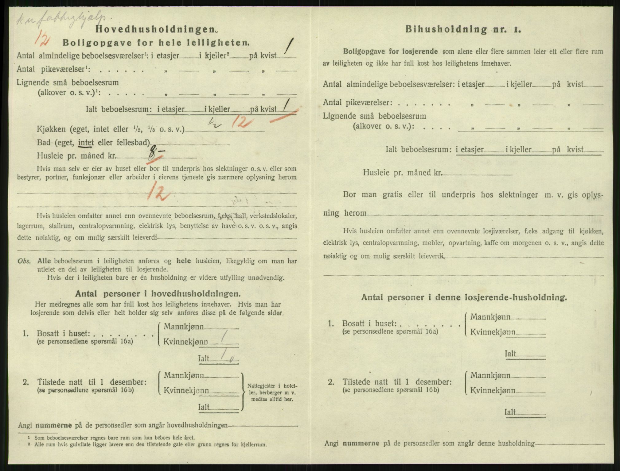 SAT, 1920 census for Namsos, 1920, p. 1634
