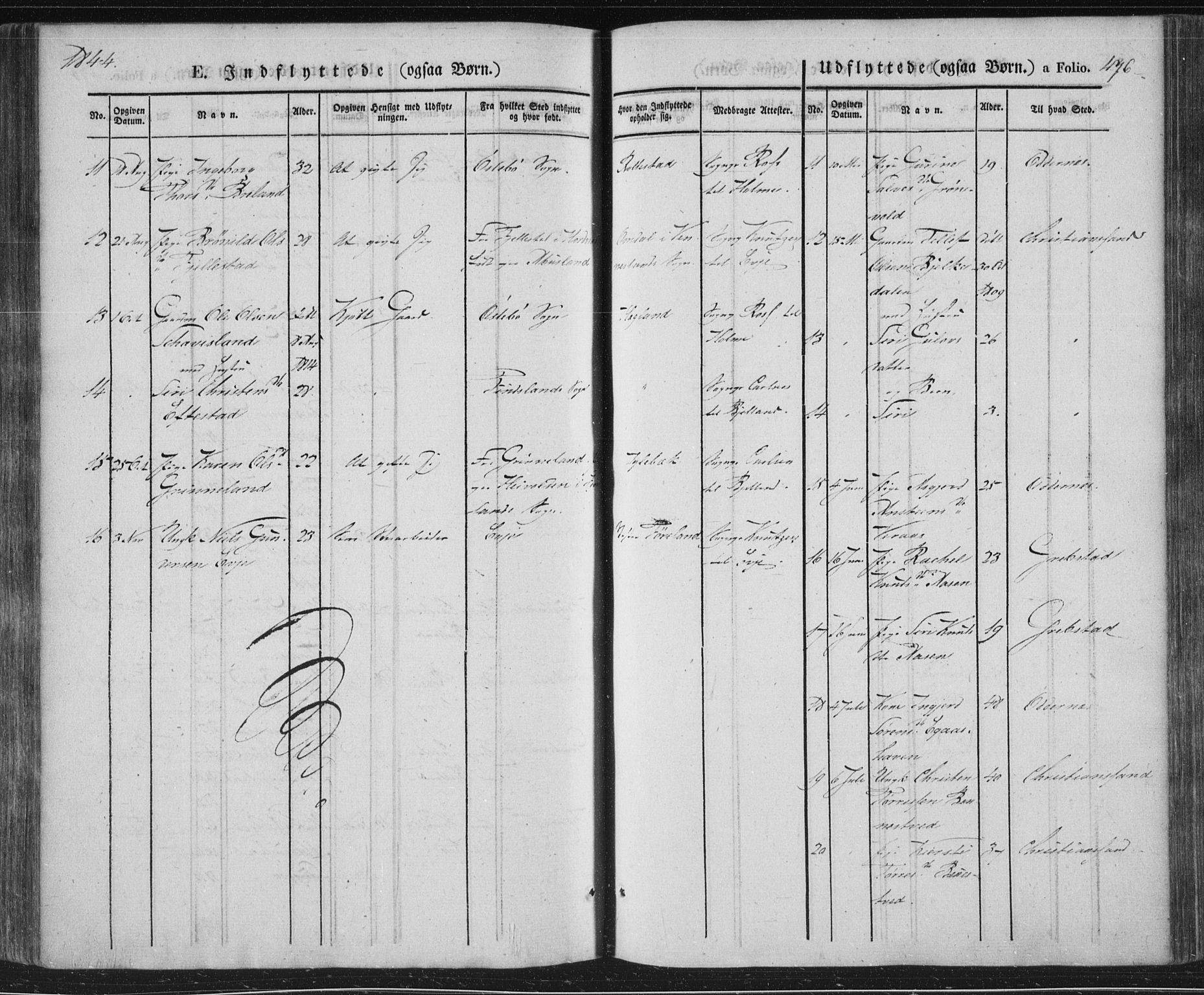 Vennesla sokneprestkontor, AV/SAK-1111-0045/Fa/Fac/L0004: Parish register (official) no. A 4, 1834-1855, p. 476