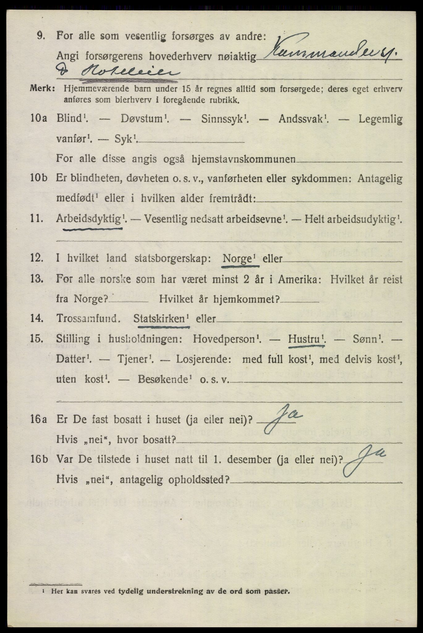 SAH, 1920 census for Engerdal, 1920, p. 1514