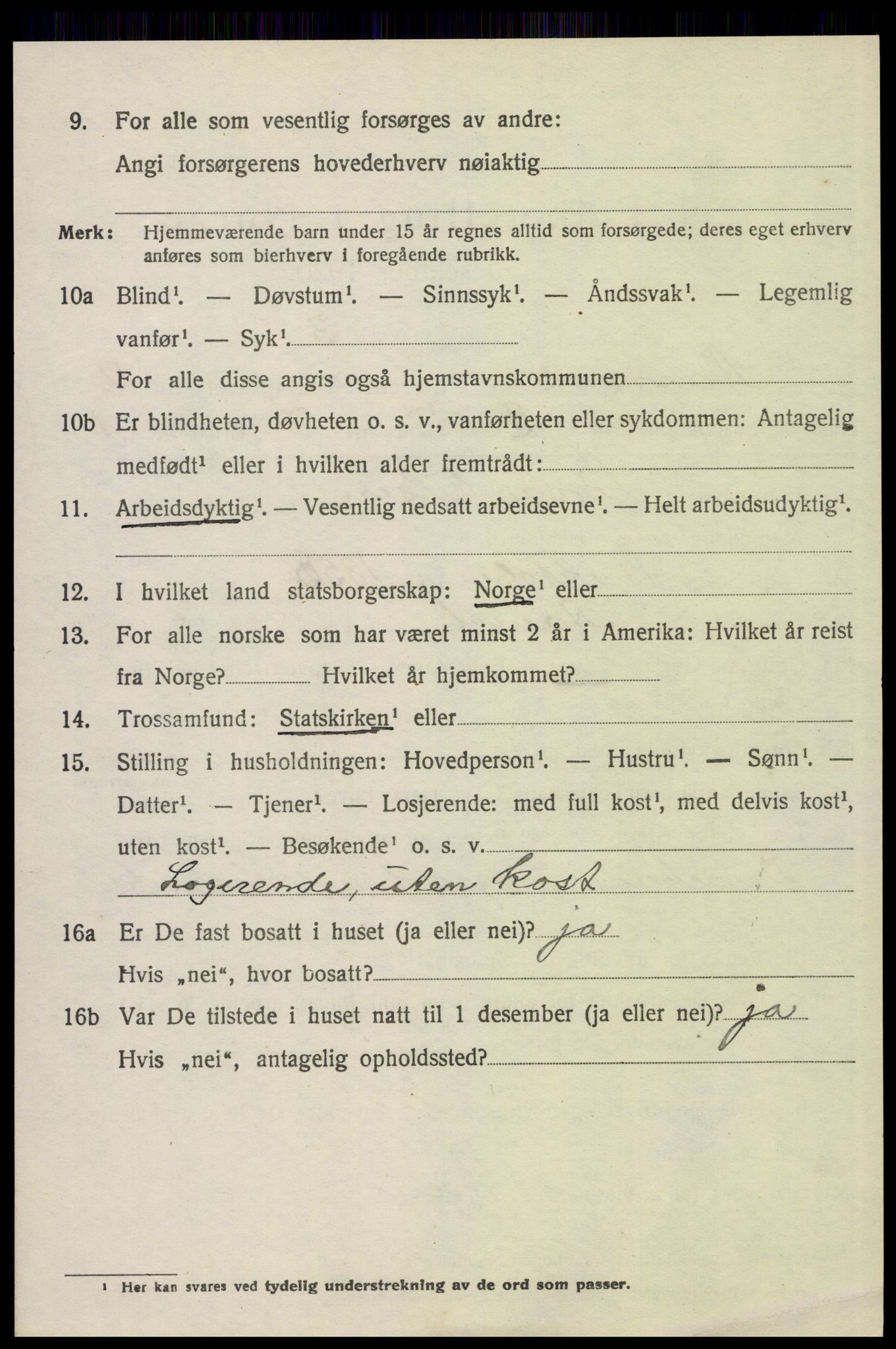 SAH, 1920 census for Åmot, 1920, p. 2088
