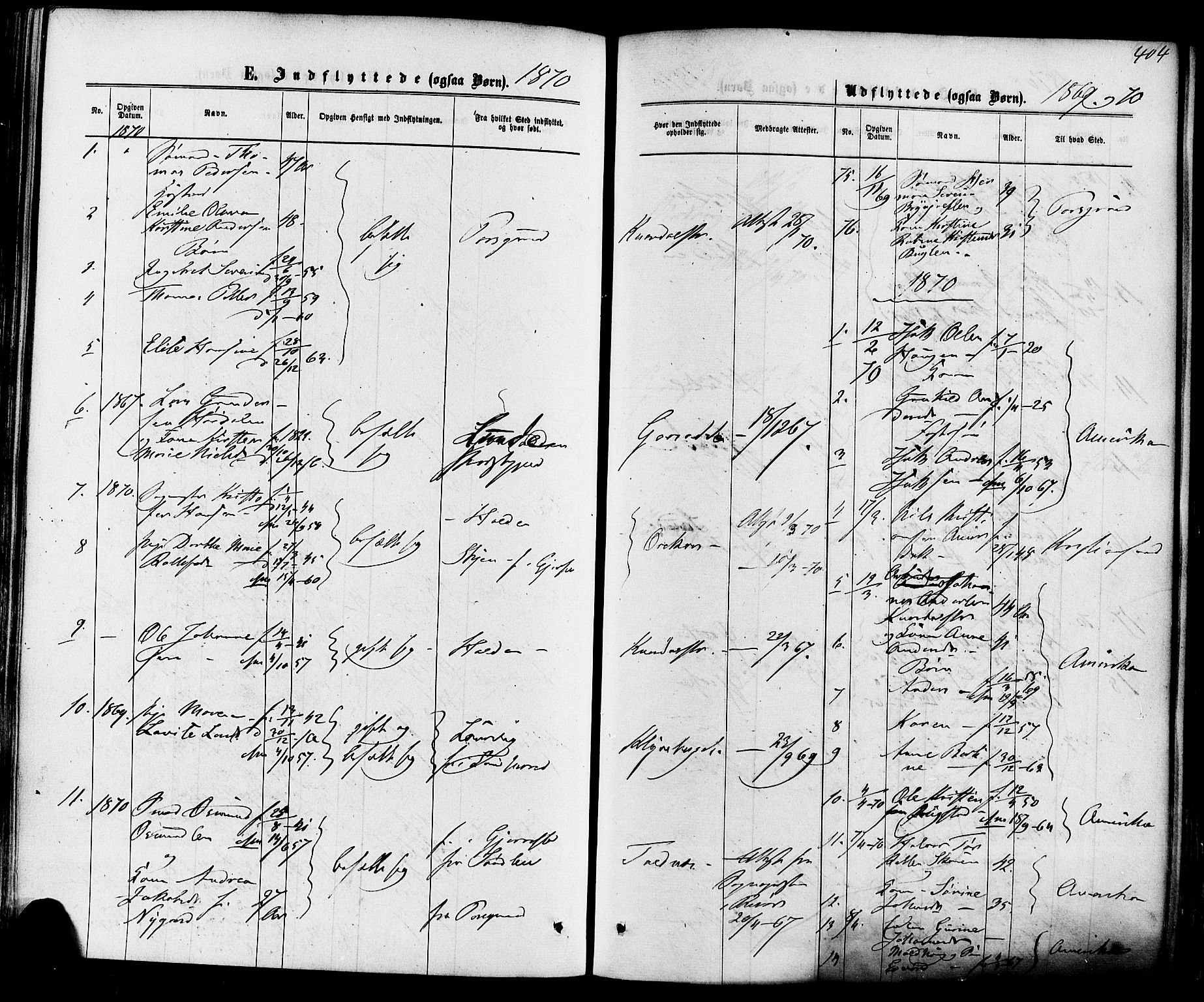 Solum kirkebøker, SAKO/A-306/F/Fa/L0008: Parish register (official) no. I 8, 1865-1876, p. 404