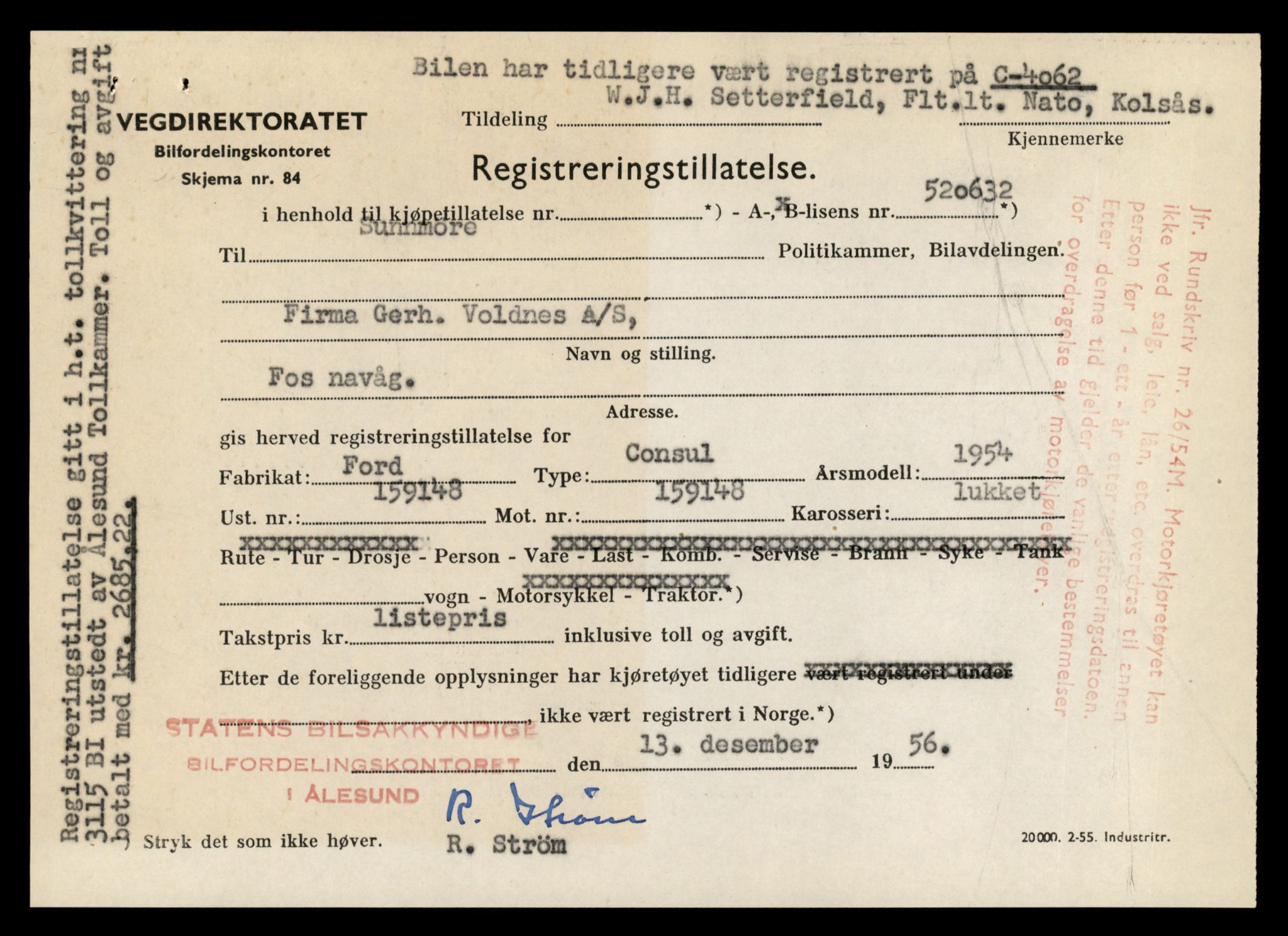 Møre og Romsdal vegkontor - Ålesund trafikkstasjon, AV/SAT-A-4099/F/Fe/L0048: Registreringskort for kjøretøy T 14721 - T 14863, 1927-1998, p. 774