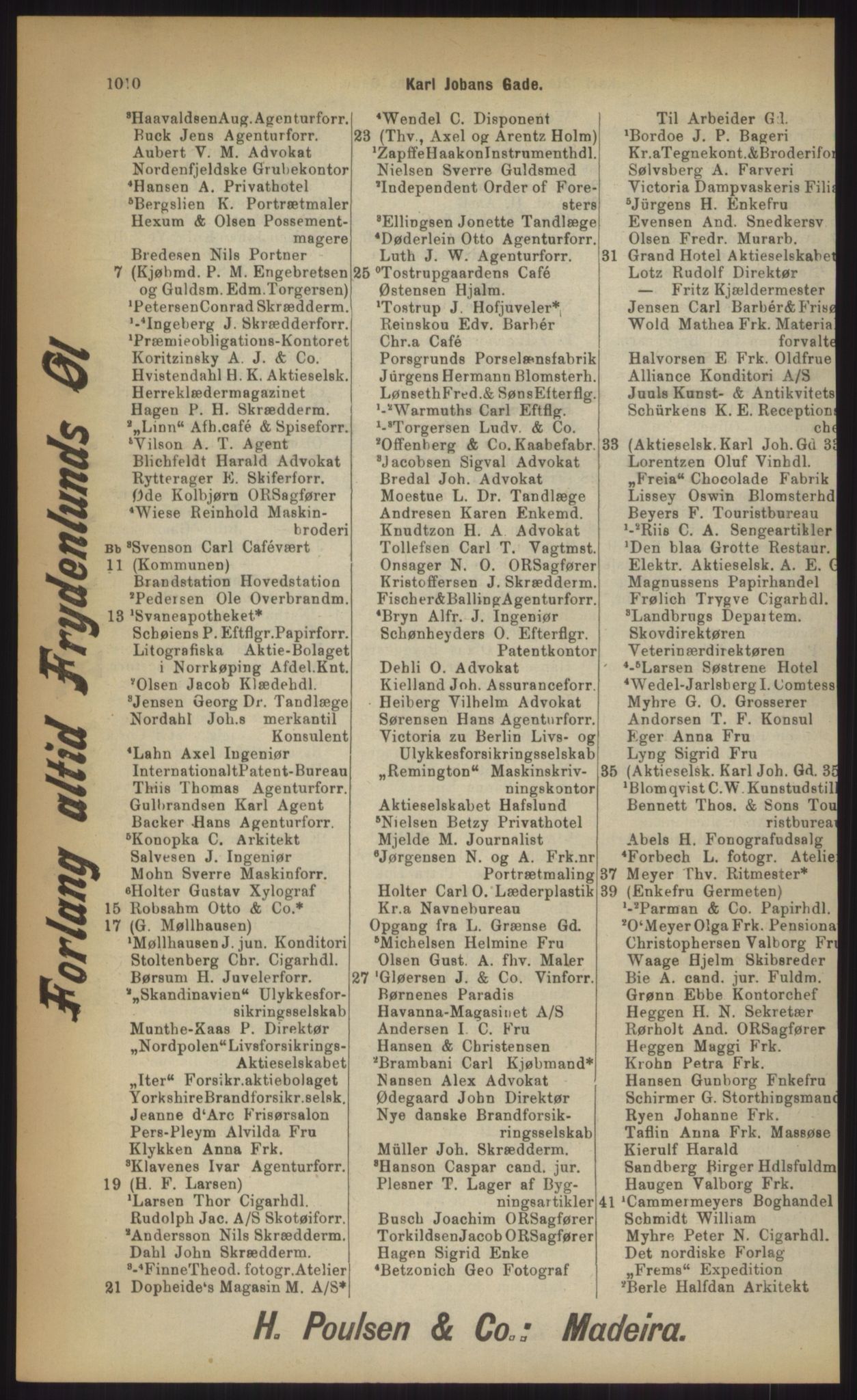 Kristiania/Oslo adressebok, PUBL/-, 1903, p. 1010