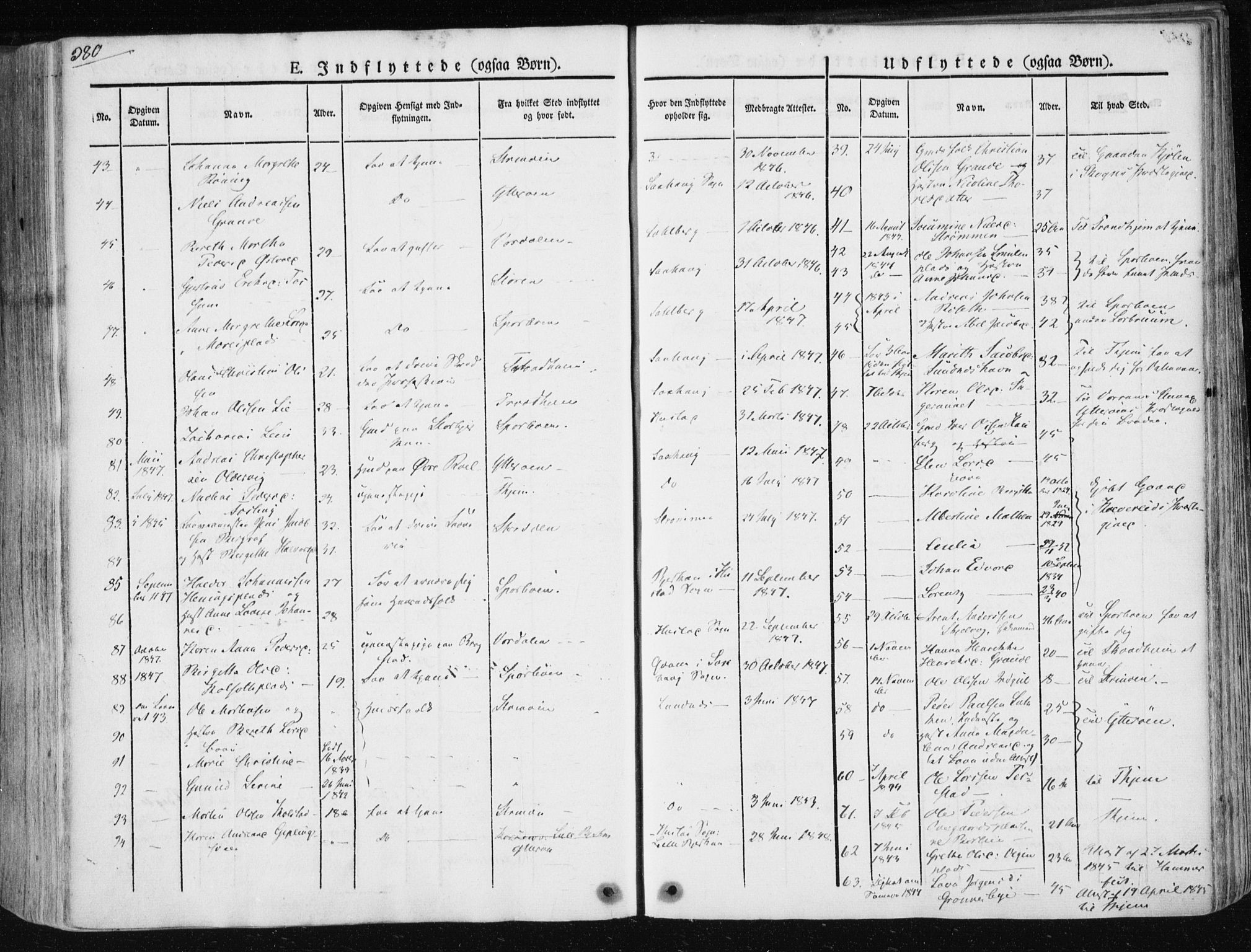Ministerialprotokoller, klokkerbøker og fødselsregistre - Nord-Trøndelag, SAT/A-1458/730/L0280: Parish register (official) no. 730A07 /1, 1840-1854, p. 380