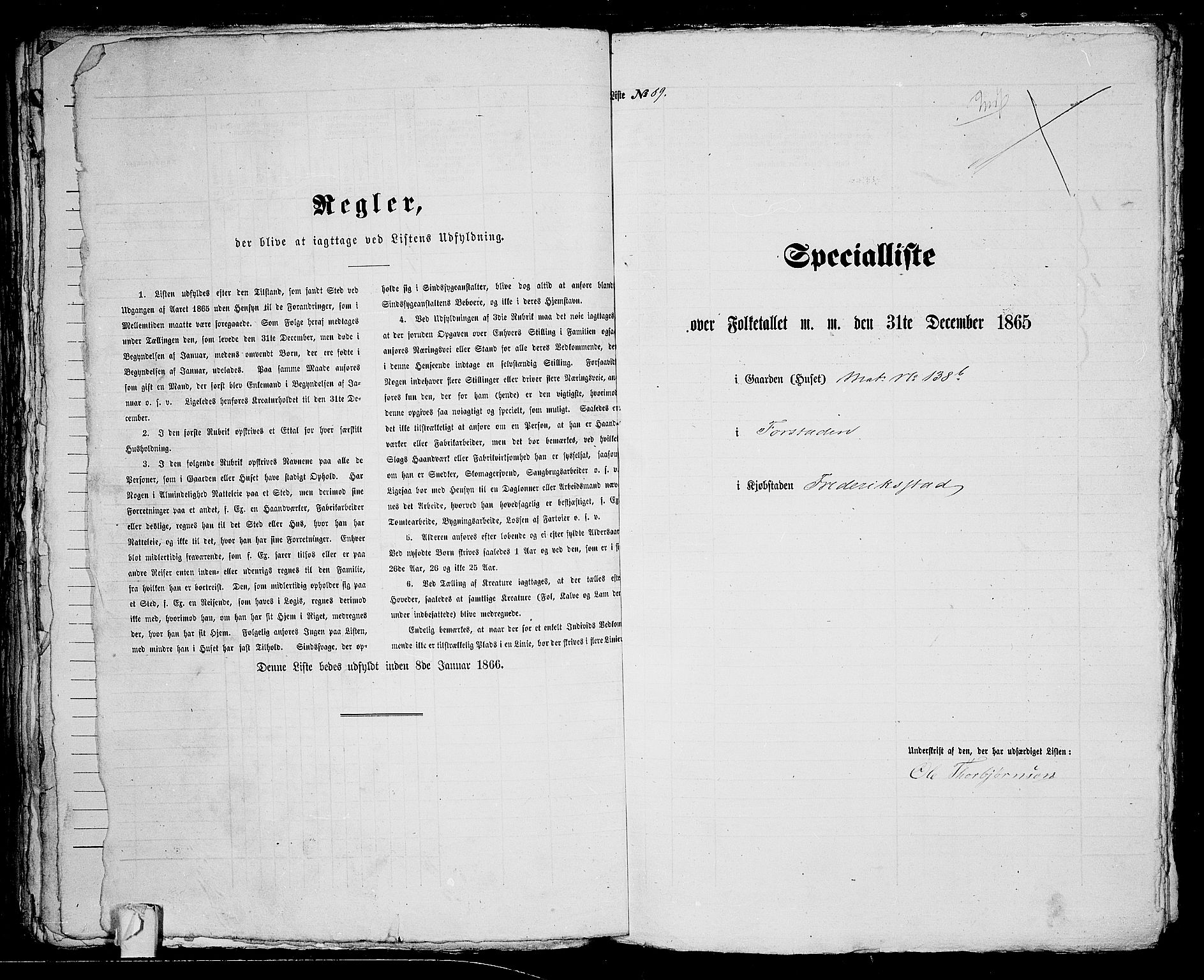 RA, 1865 census for Fredrikstad/Fredrikstad, 1865, p. 199