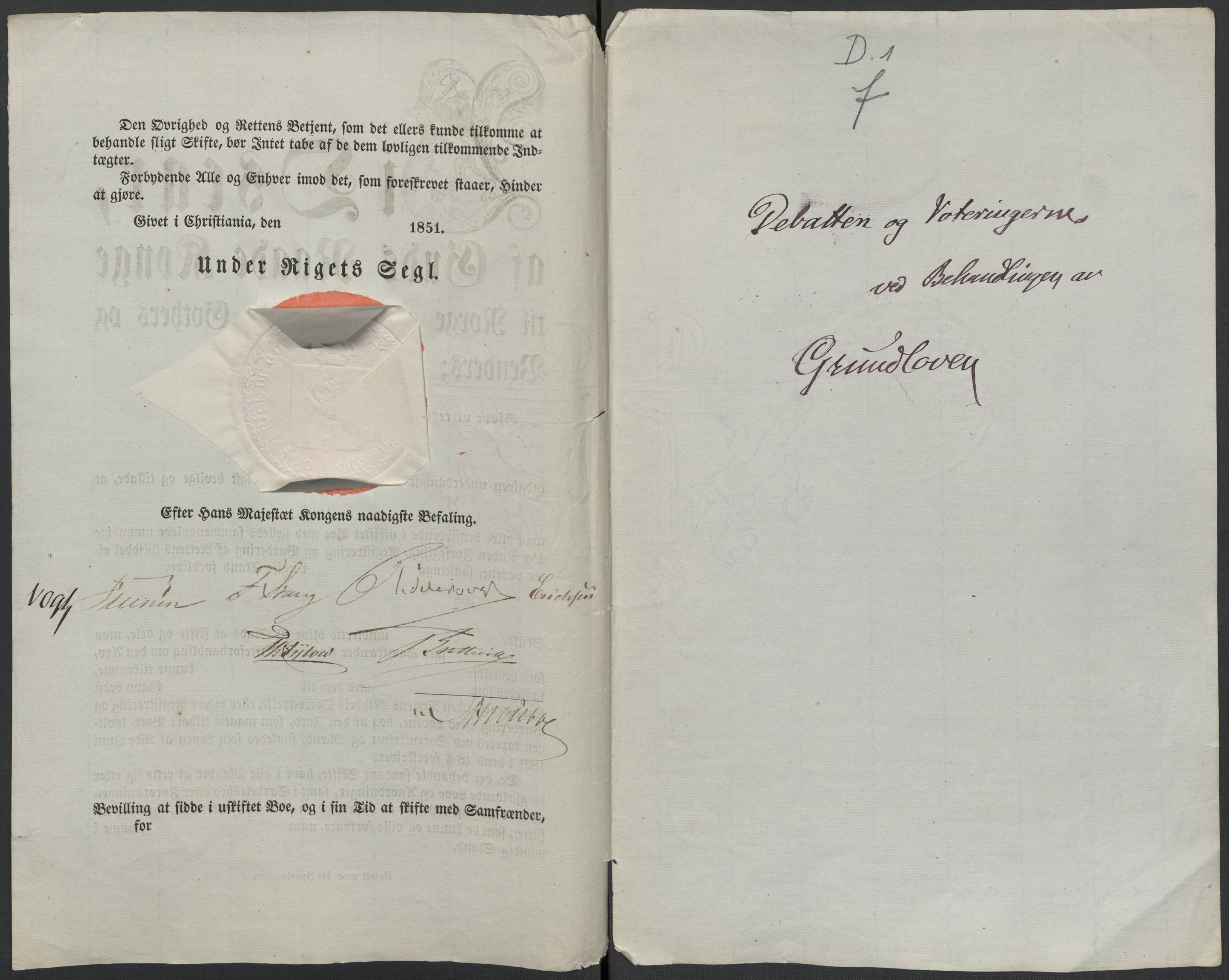 Christie, Wilhelm Frimann Koren, RA/PA-0014/F/L0004: Christies dokumenter fra 1814, 1814, p. 96