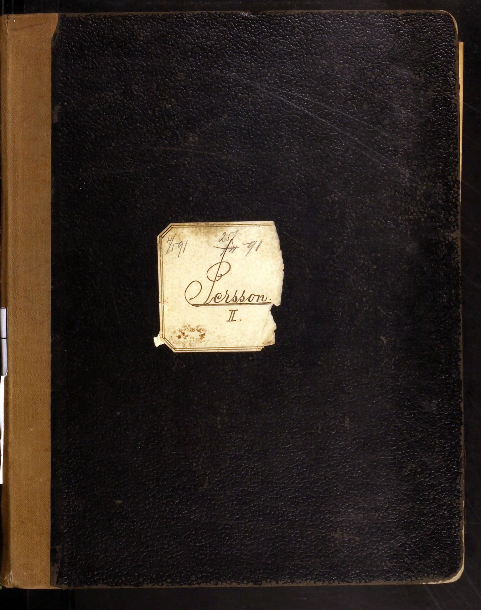 A/S Sulitjelma Gruber, AIN/NA052/B/Bc/L0004: S.G. til Helsingborg(Persson II), 1891