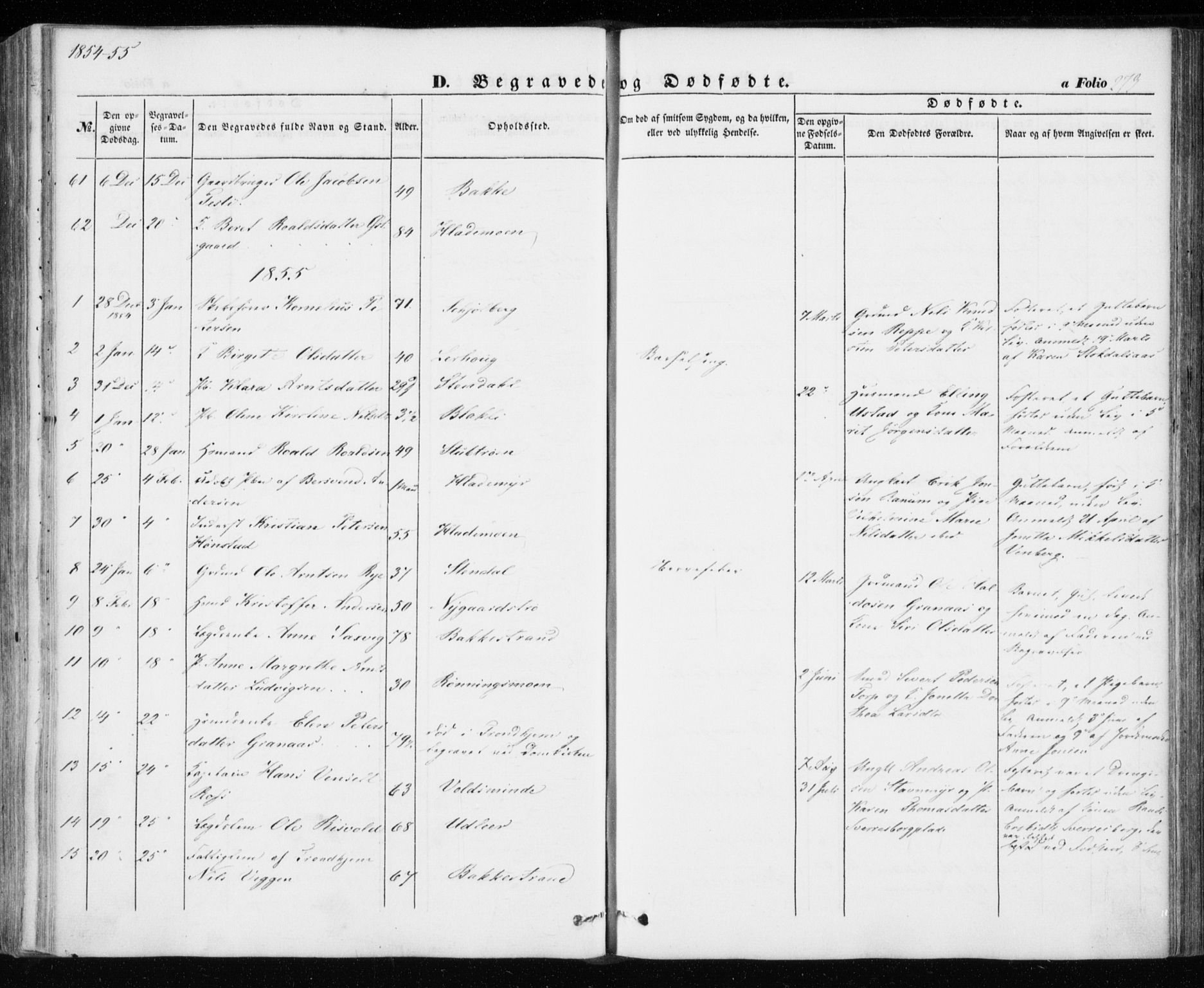 Ministerialprotokoller, klokkerbøker og fødselsregistre - Sør-Trøndelag, SAT/A-1456/606/L0291: Parish register (official) no. 606A06, 1848-1856, p. 273