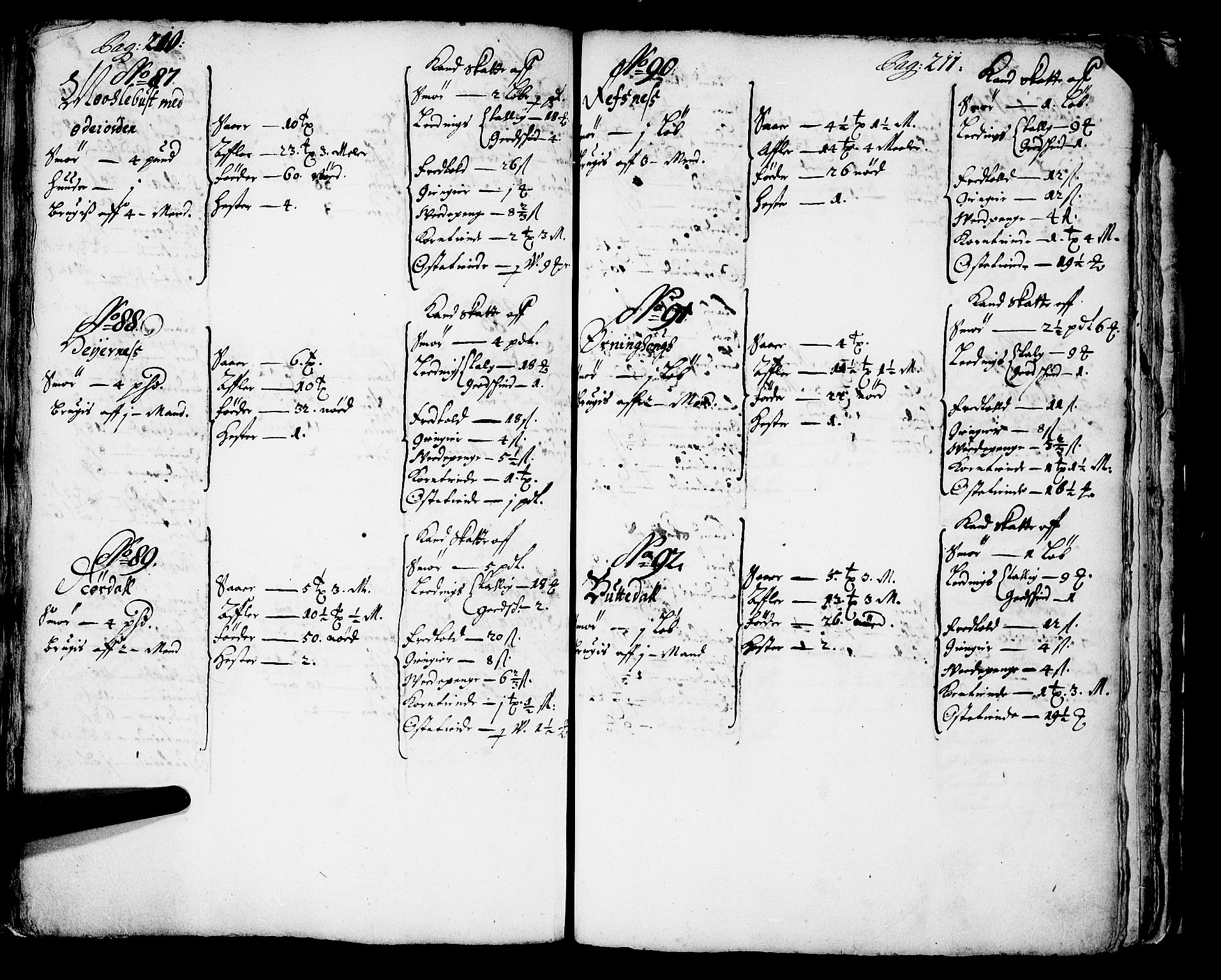 Rentekammeret inntil 1814, Realistisk ordnet avdeling, AV/RA-EA-4070/N/Nb/Nba/L0043: Sunnfjord fogderi, 1667, p. 210-211