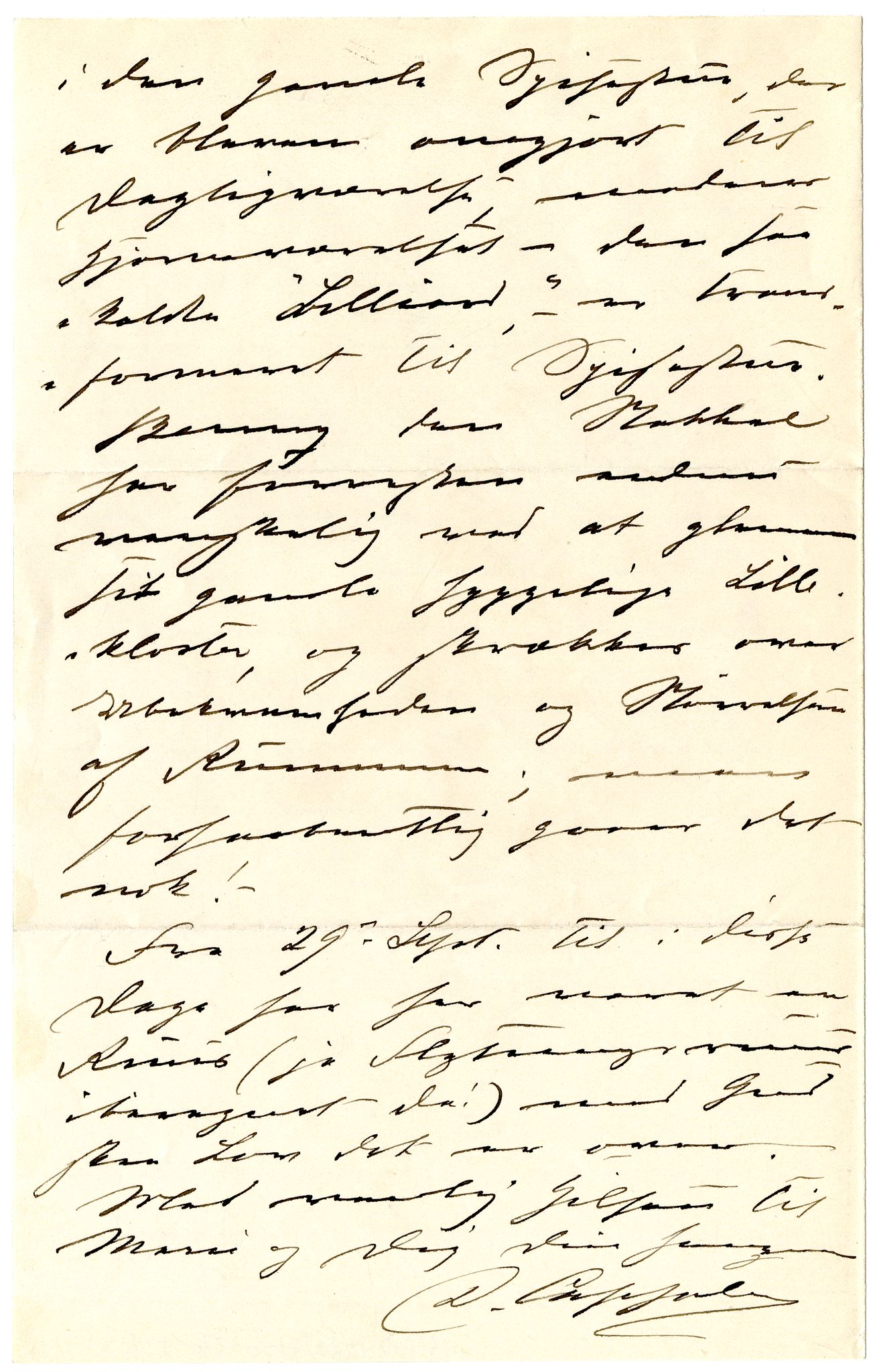 Diderik Maria Aalls brevsamling, NF/Ark-1023/F/L0002: D.M. Aalls brevsamling. B - C, 1799-1889, p. 276