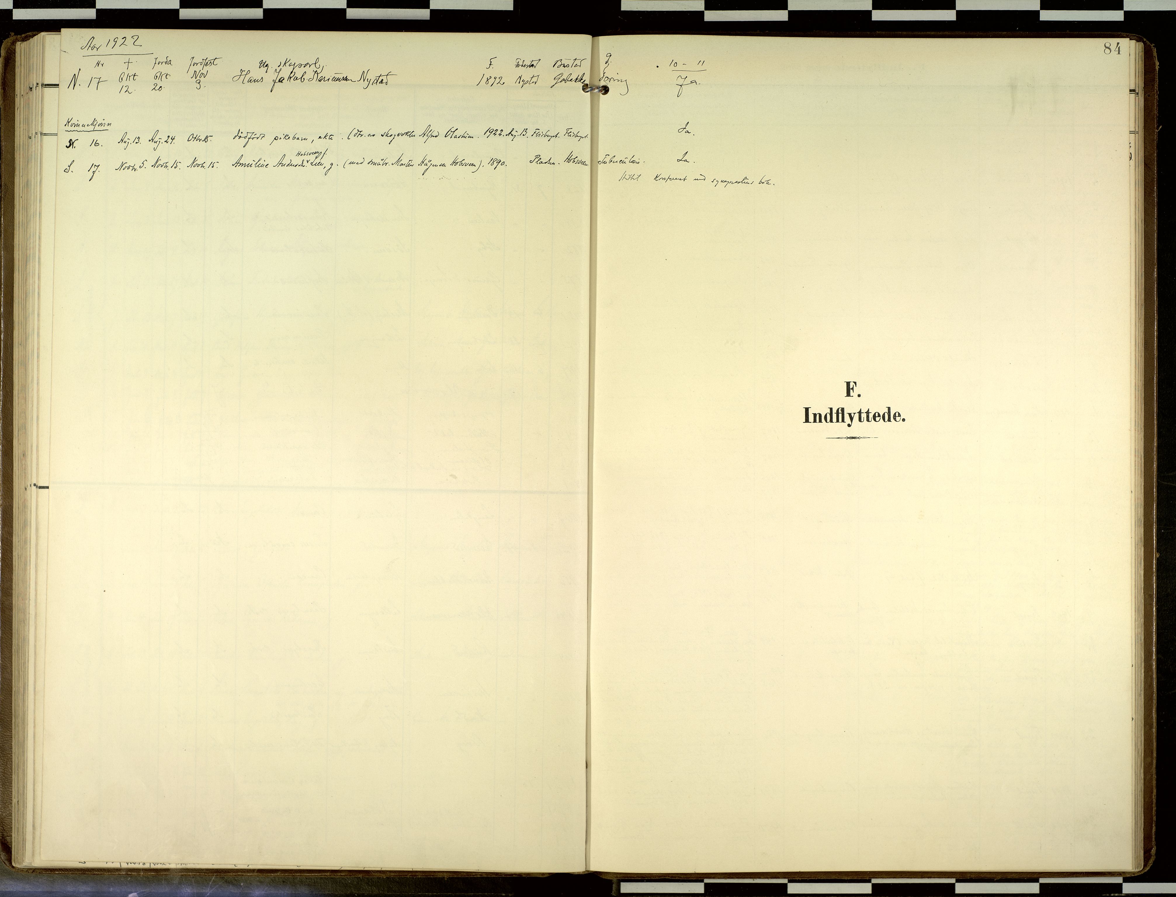 Elverum prestekontor, SAH/PREST-044/H/Ha/Haa/L0019: Parish register (official) no. 19, 1903-1926, p. 84