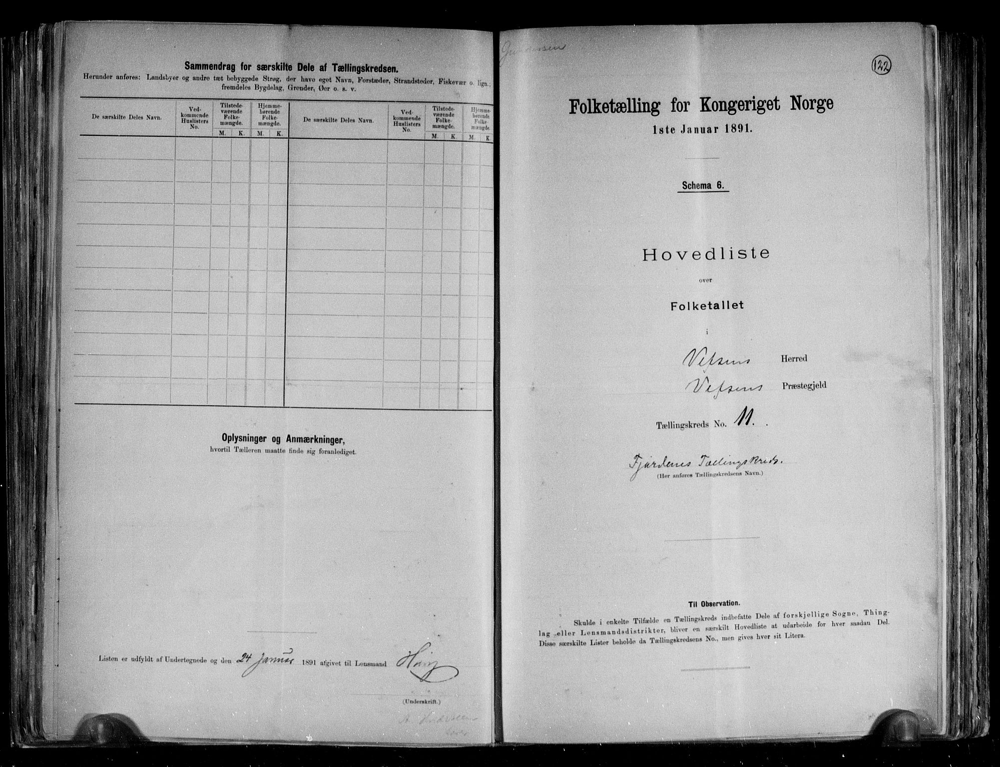 RA, 1891 census for 1824 Vefsn, 1891, p. 27