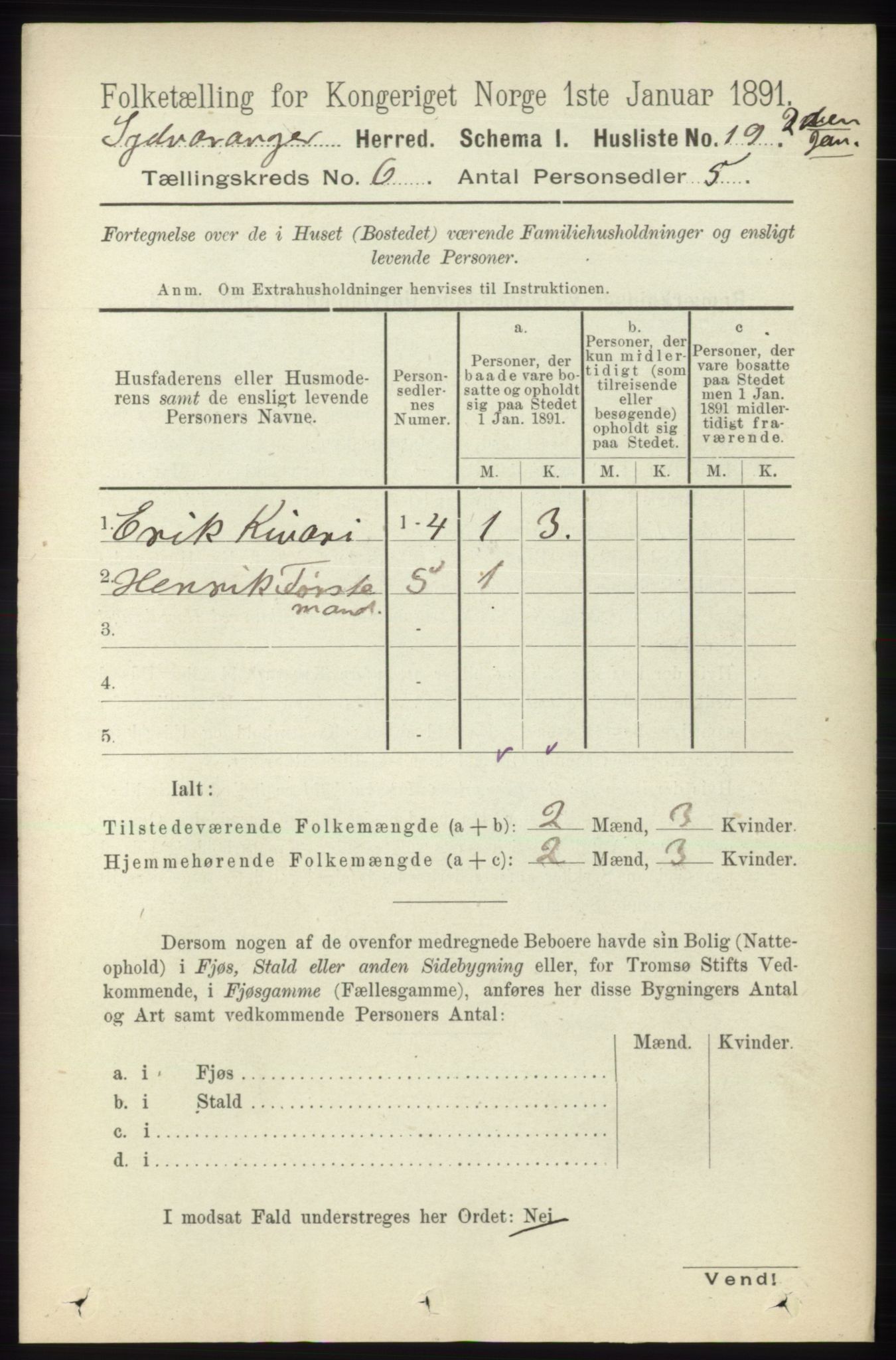 RA, 1891 census for 2030 Sør-Varanger, 1891, p. 1868