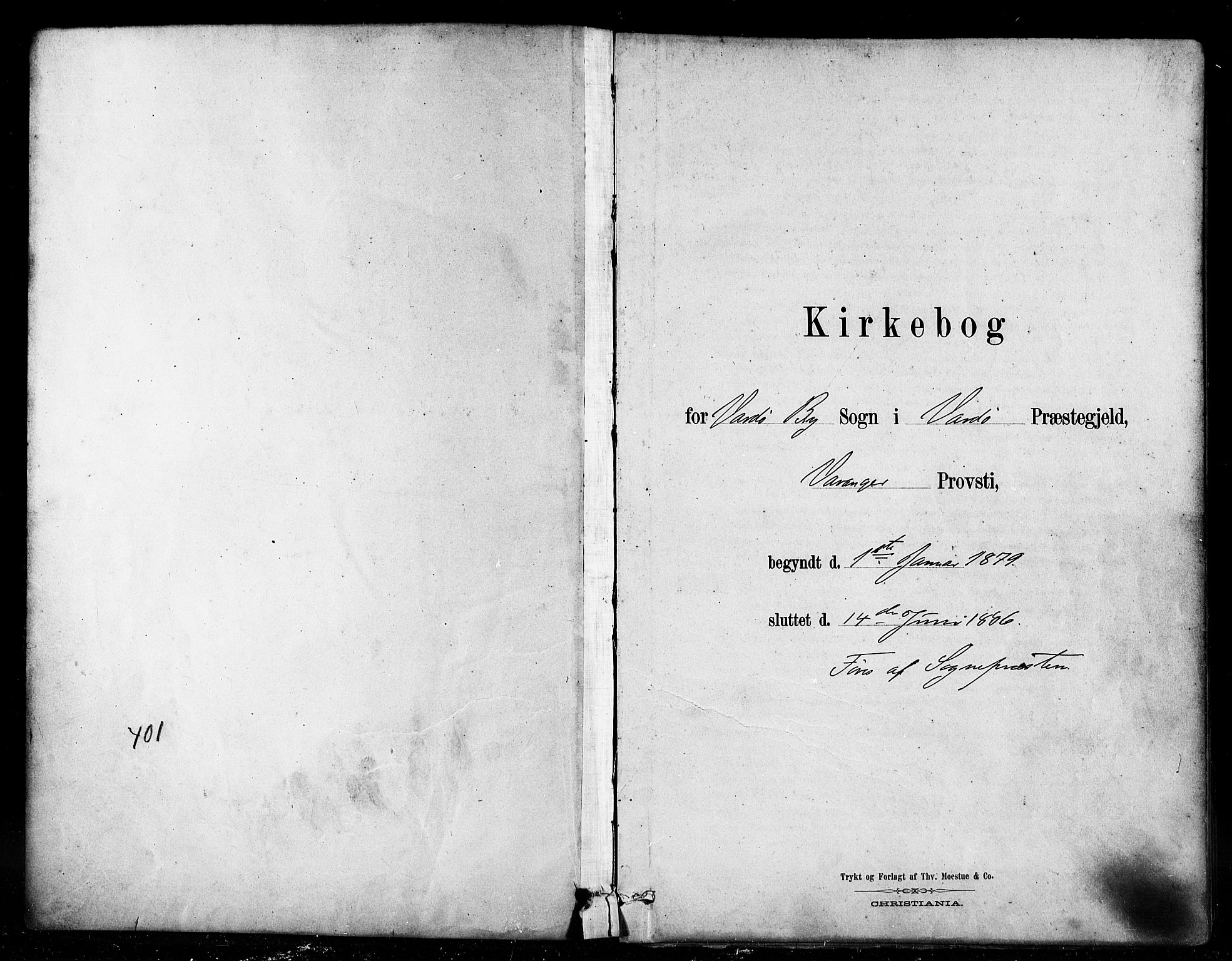 Vardø sokneprestkontor, SATØ/S-1332/H/Ha/L0006kirke: Parish register (official) no. 6, 1879-1886