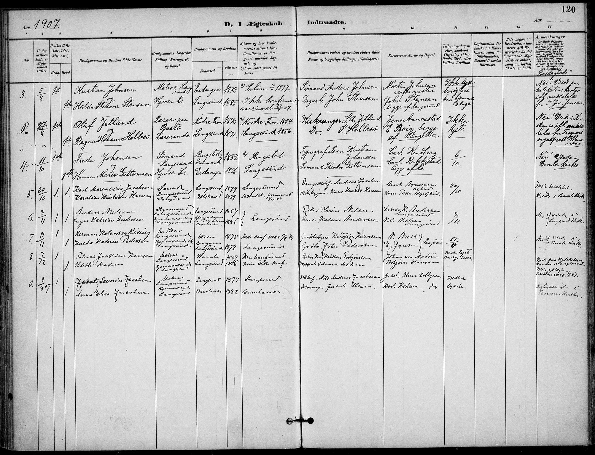 Langesund kirkebøker, SAKO/A-280/F/Fa/L0003: Parish register (official) no. 3, 1893-1907, p. 120