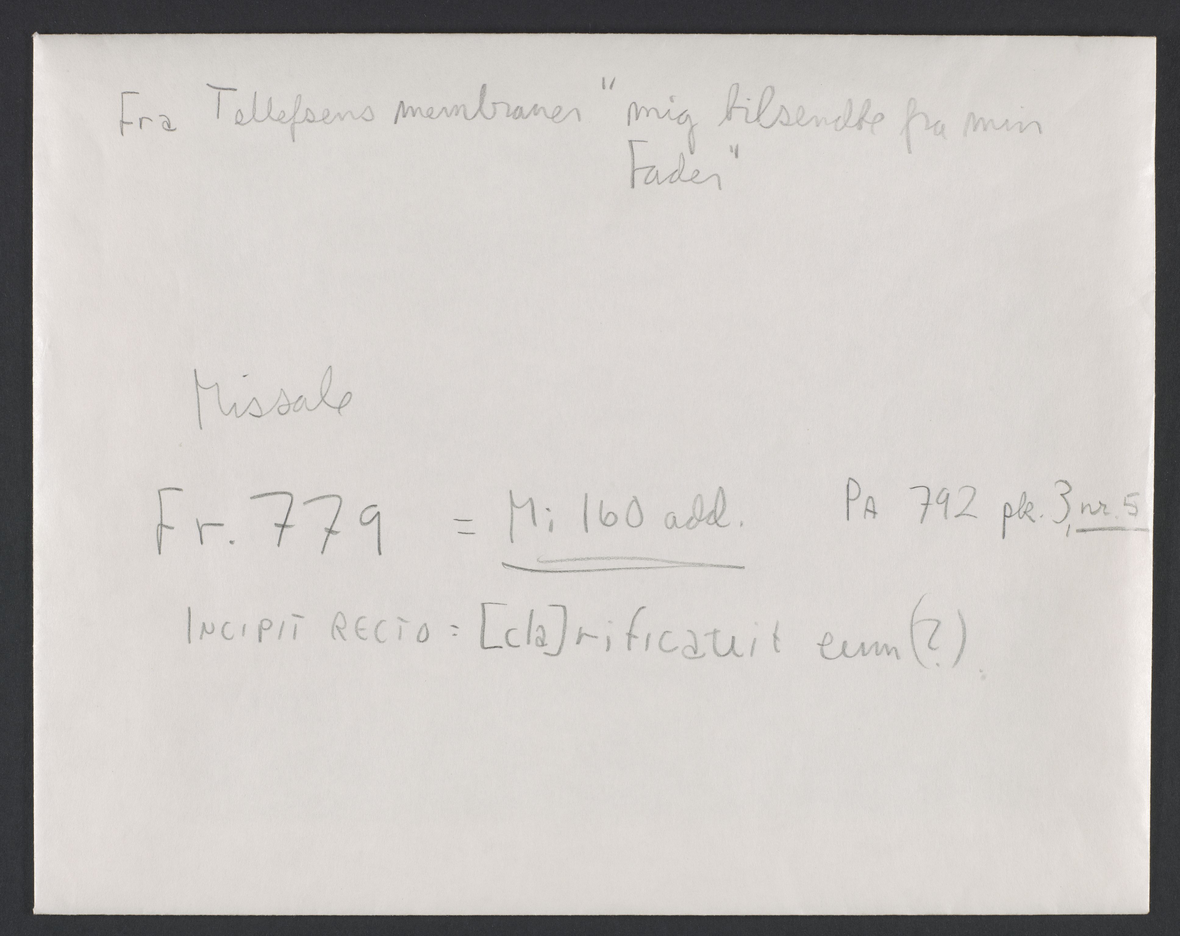 Tellefsen, Johan Christian, AV/RA-PA-0792/Fc/L0003: Membranfragmenter, 1100-1536, p. 33