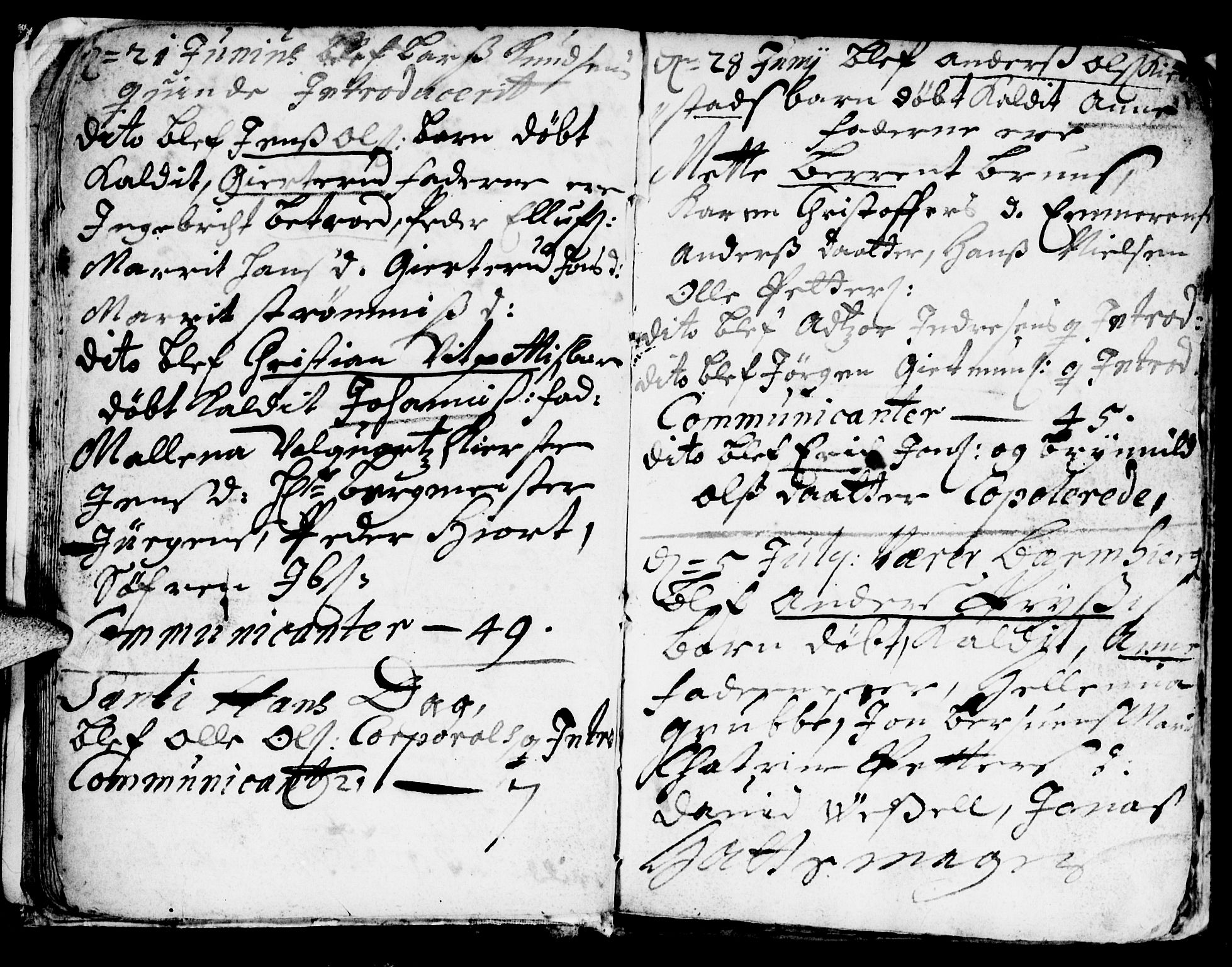 Ministerialprotokoller, klokkerbøker og fødselsregistre - Sør-Trøndelag, SAT/A-1456/681/L0923: Parish register (official) no. 681A01, 1691-1700, p. 11