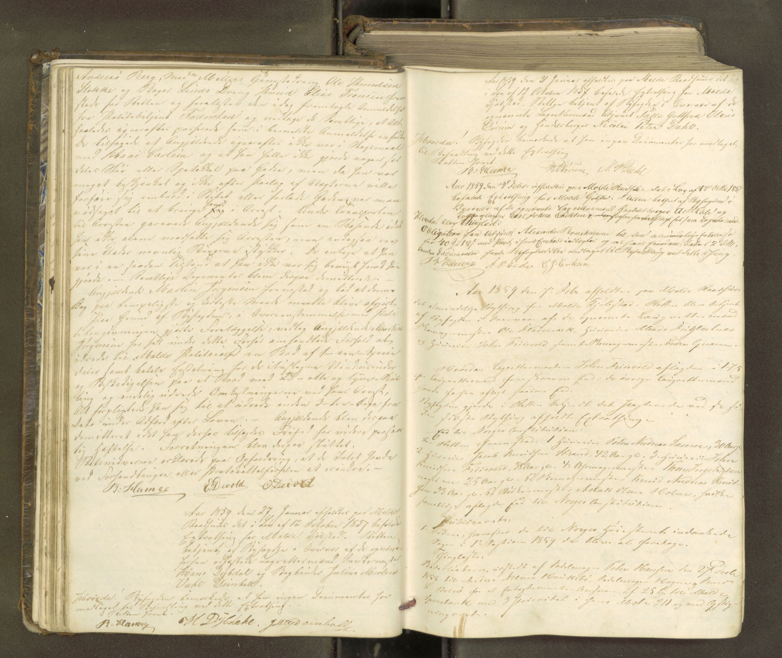 Molde byfogd, AV/SAT-A-0025/1/1A/L0009: Justisprotokoll, 1858-1863, p. 25b-26a