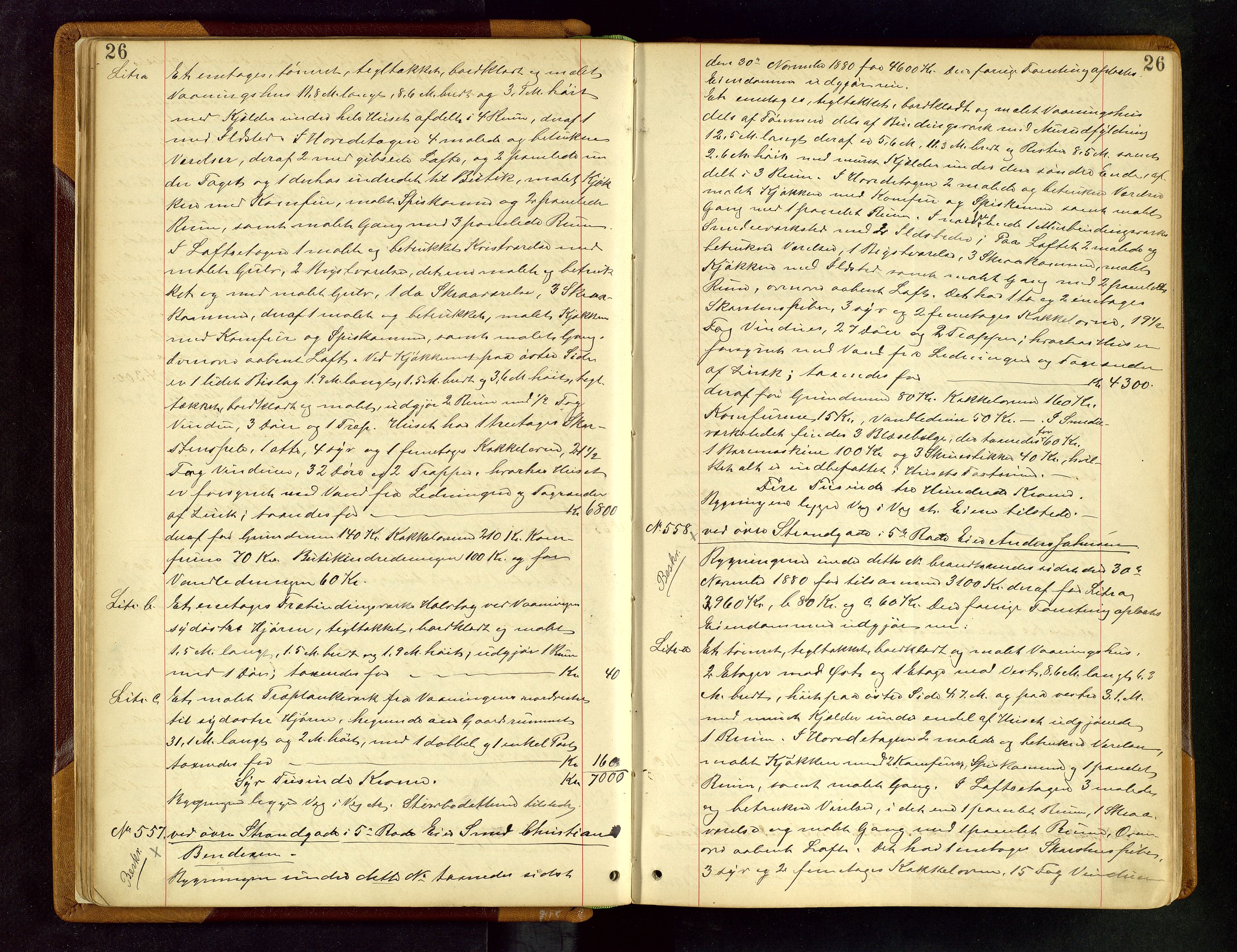 Norges Brannkasse Stavanger, AV/SAST-A-102143/F/Fd/L0002: Branntaksprotokoll nr. 13, 1893-1897, p. 26